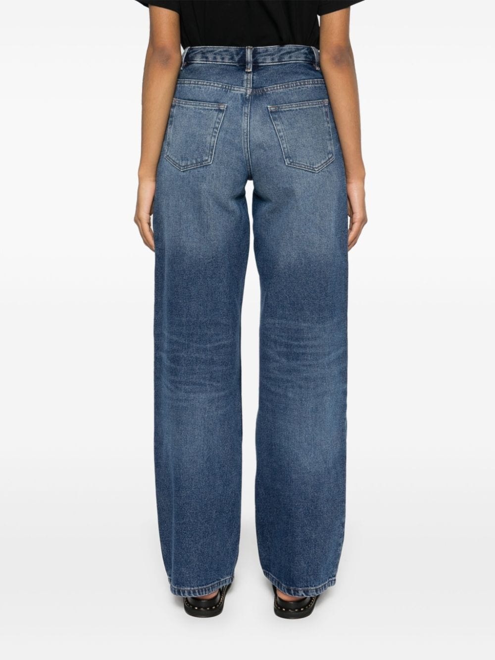 Elizabeth mid-rise straight-leg jeans - 4