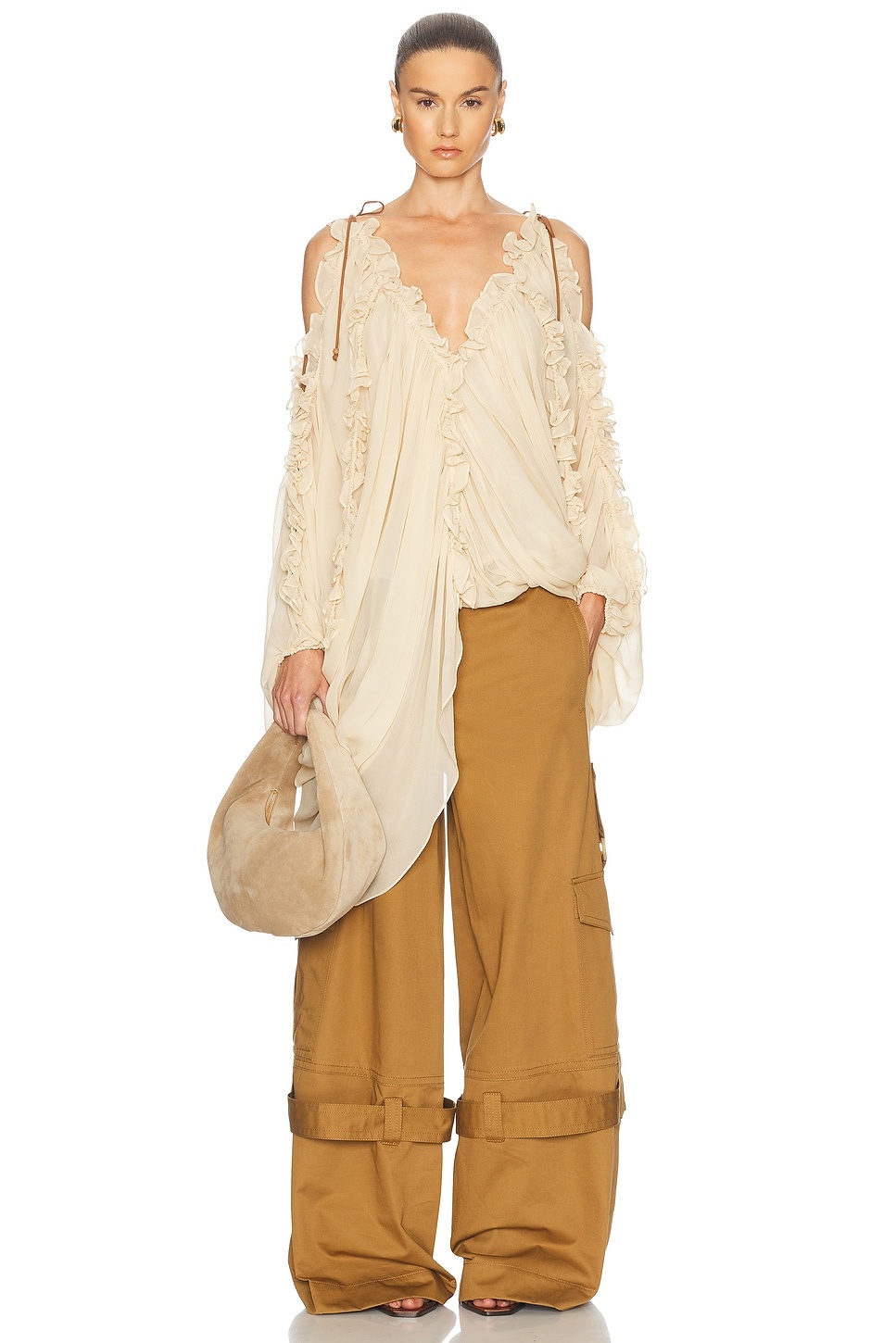 Zimmermann Illuminate Draped Blouse | forward | REVERSIBLE