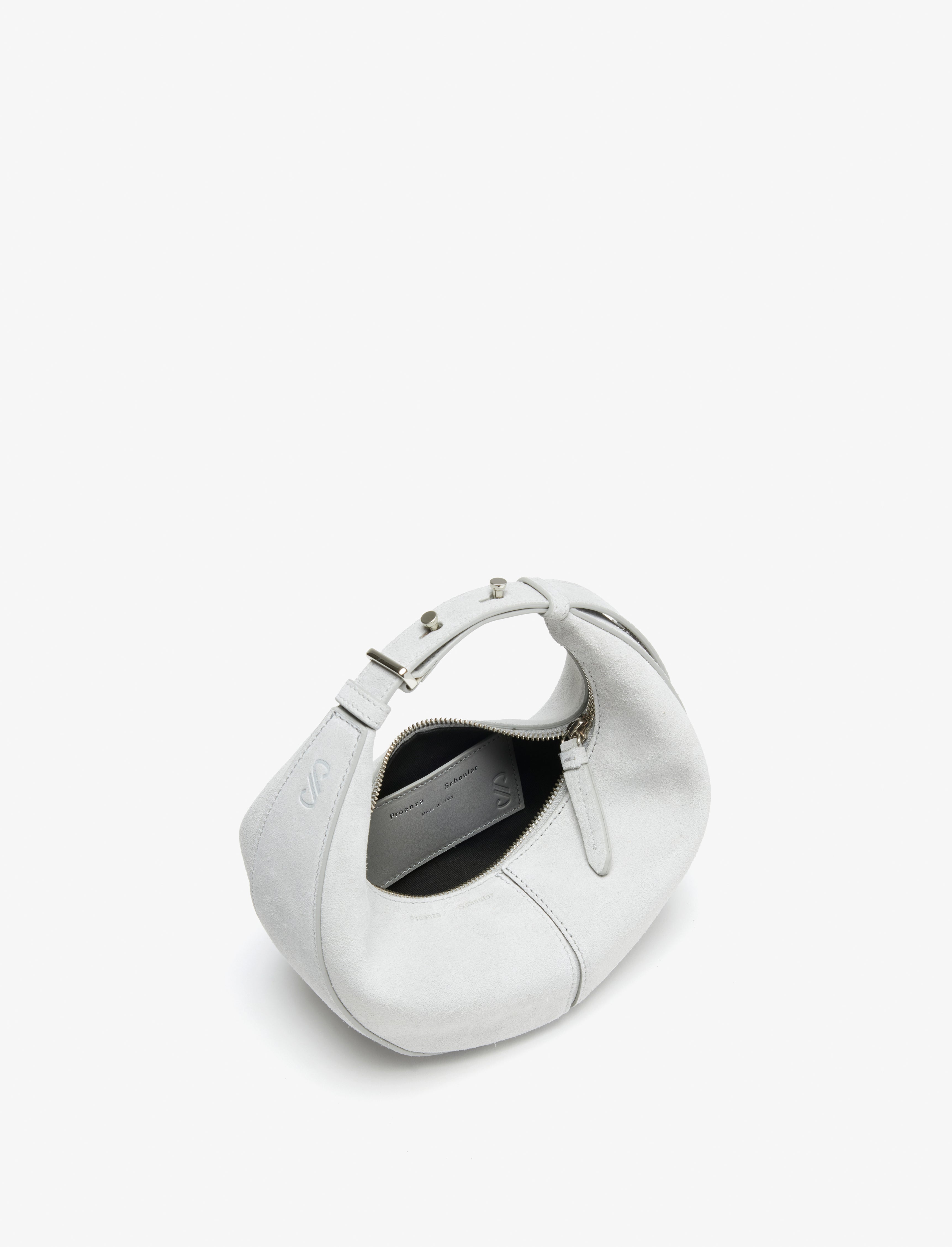 Mini Slide Bag in Soft Suede - 5