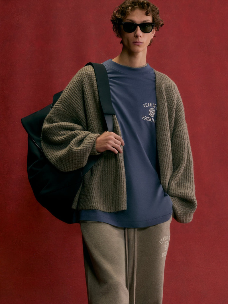 ESSENTIALS Jersey Crewneck Tee outlook