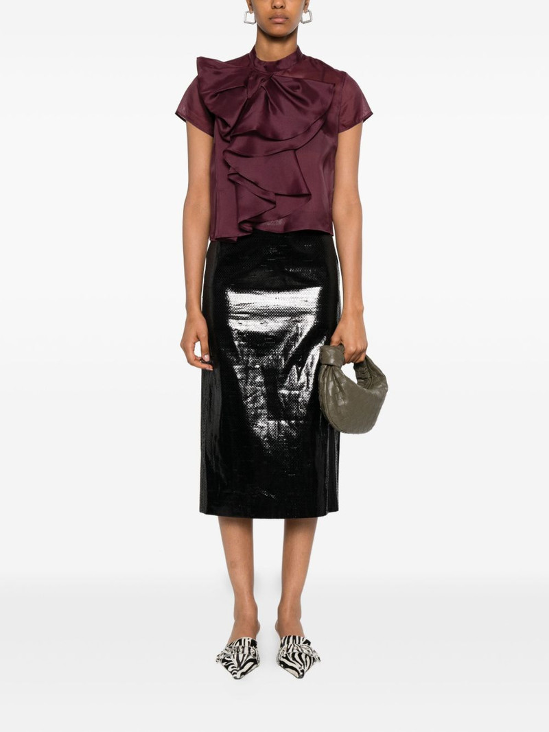 VIKTOR & ROLF bow-detailed silk top outlook