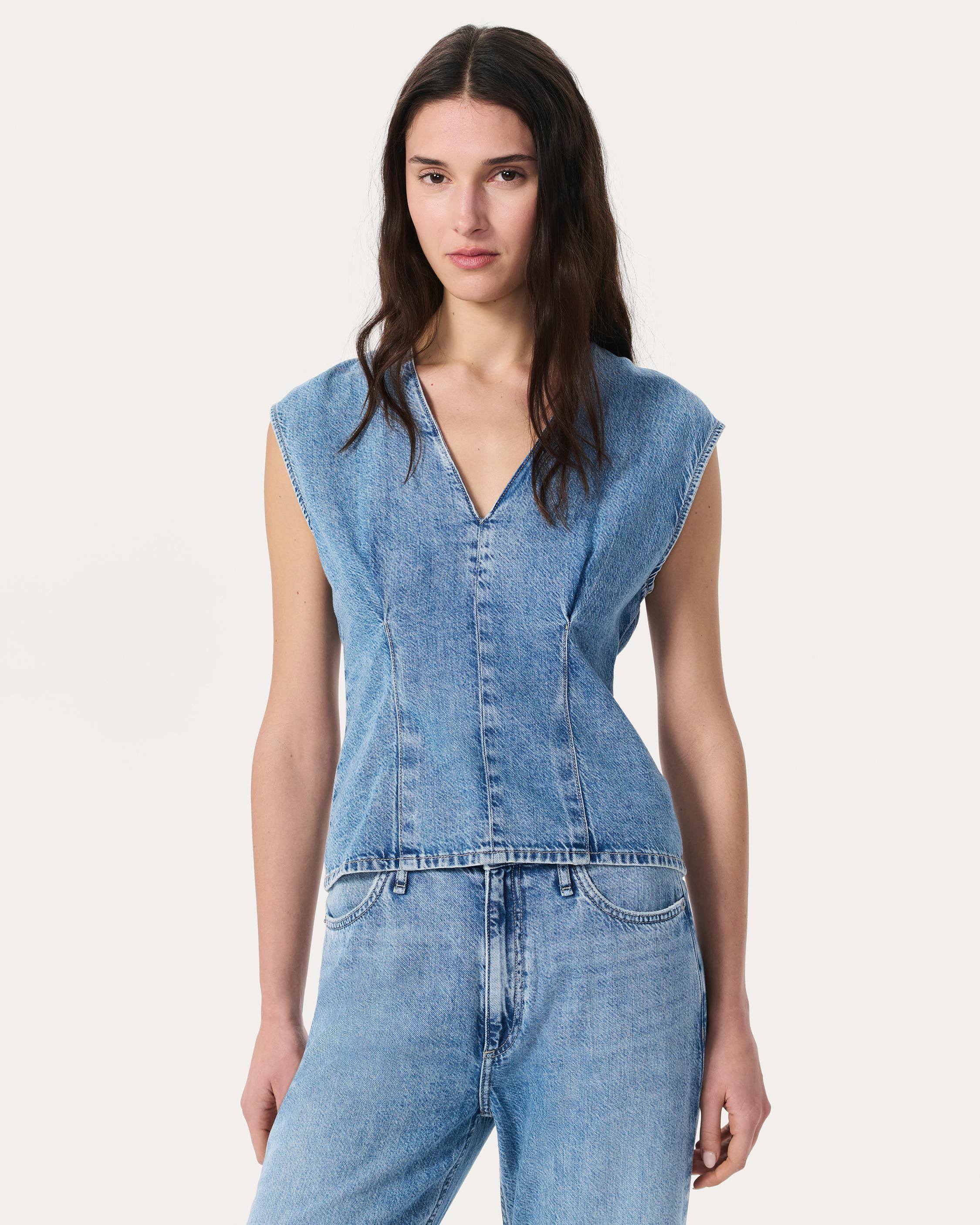 Ava Denim Top
Ultra Featherweight in Tilden - 2