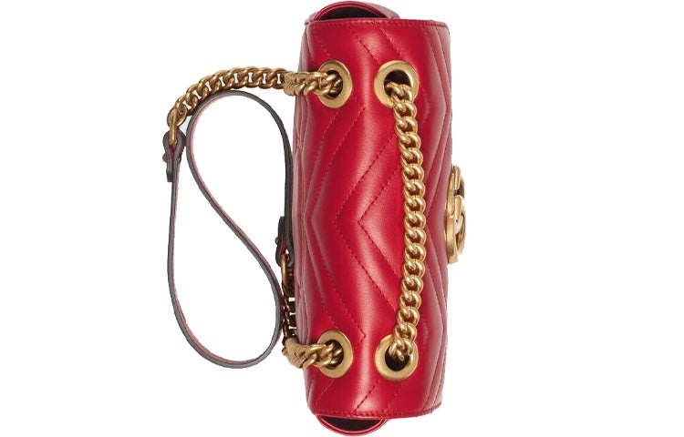 (WMNS) Gucci GG Marmont Mini Shoulder Bag Red 446744-DTDIT-6433 - 7