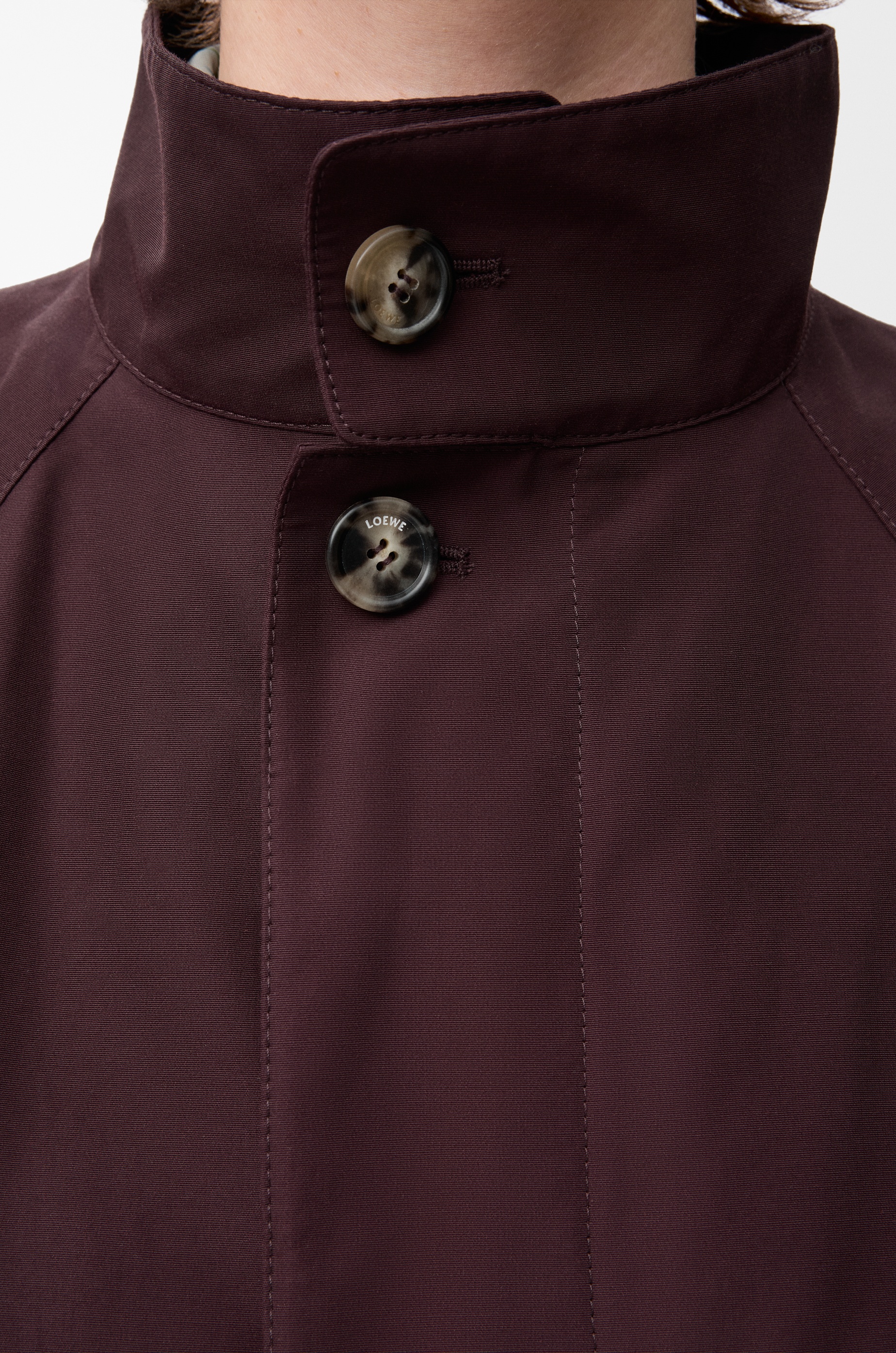 Short trench in cotton blend - 5