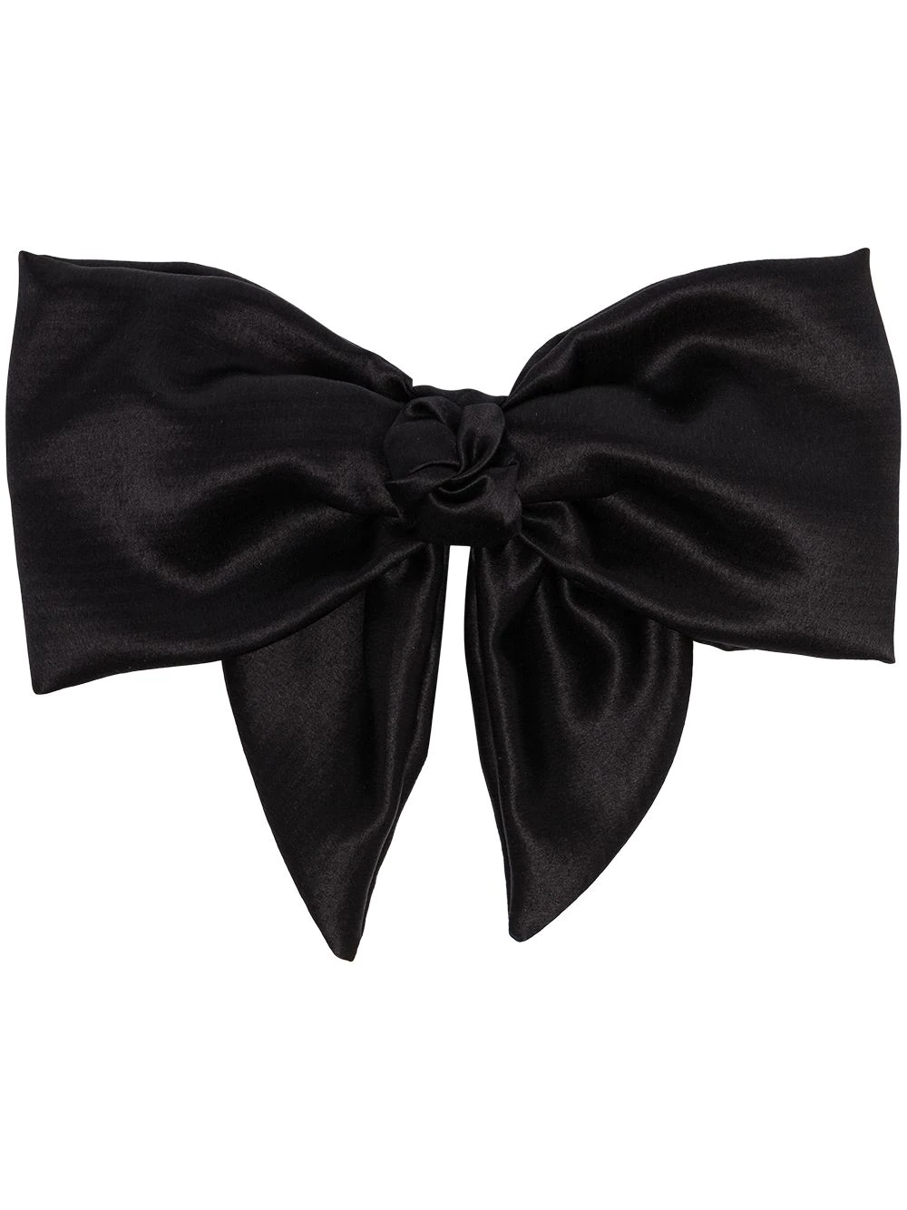 Naples satin bow hair clip - 1