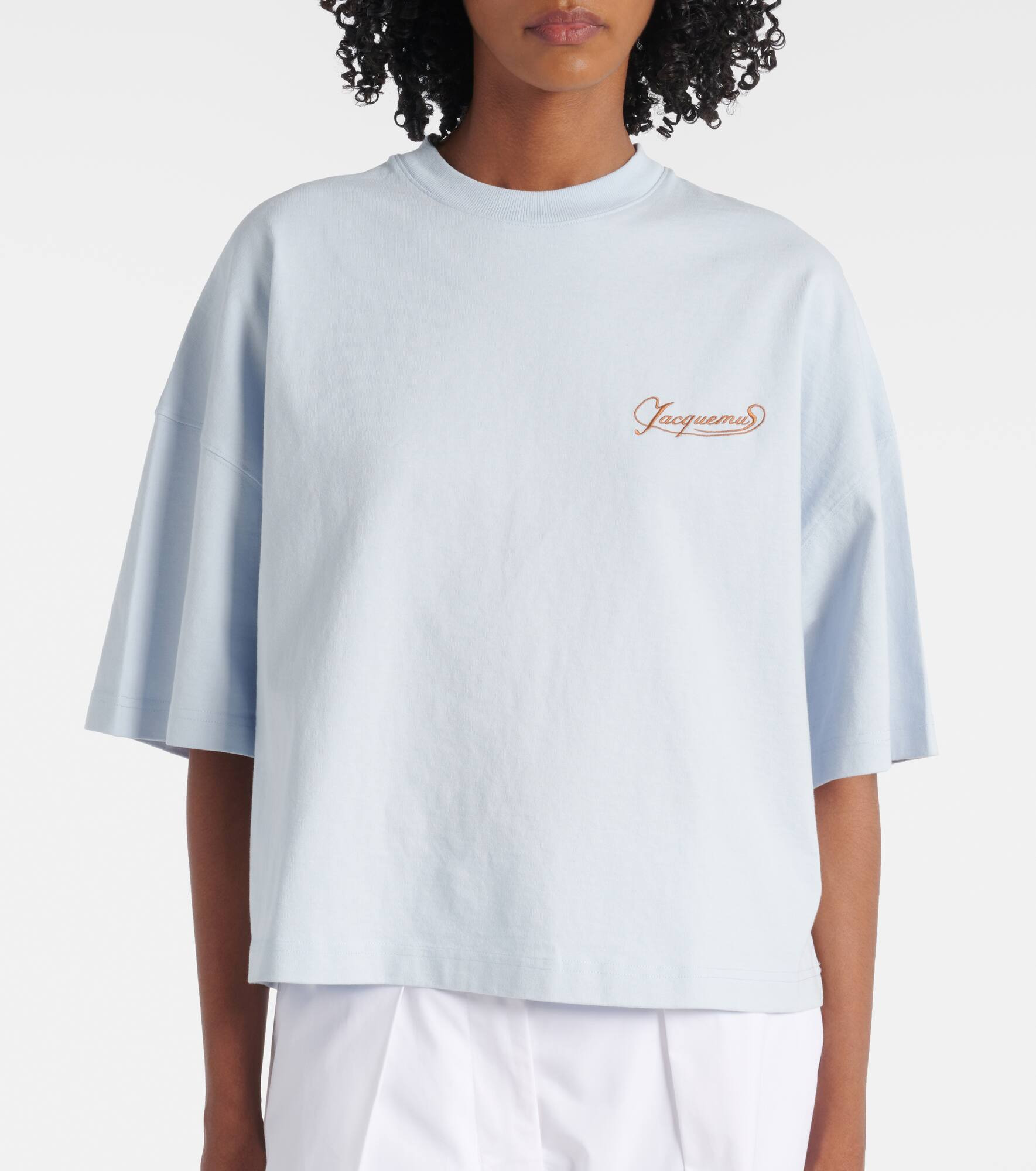Corto cropped cotton T-shirt - 5