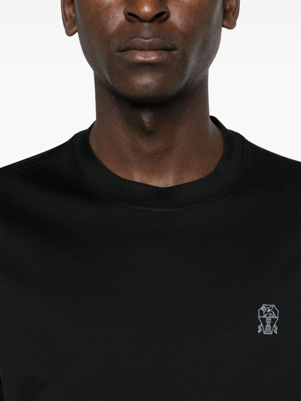 logo-print cotton T-shirt - 5