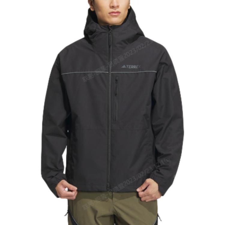 adidas Terrex Utilitas 3-In-1 Windbreaker Jacket 'Black' IC7997 - 2