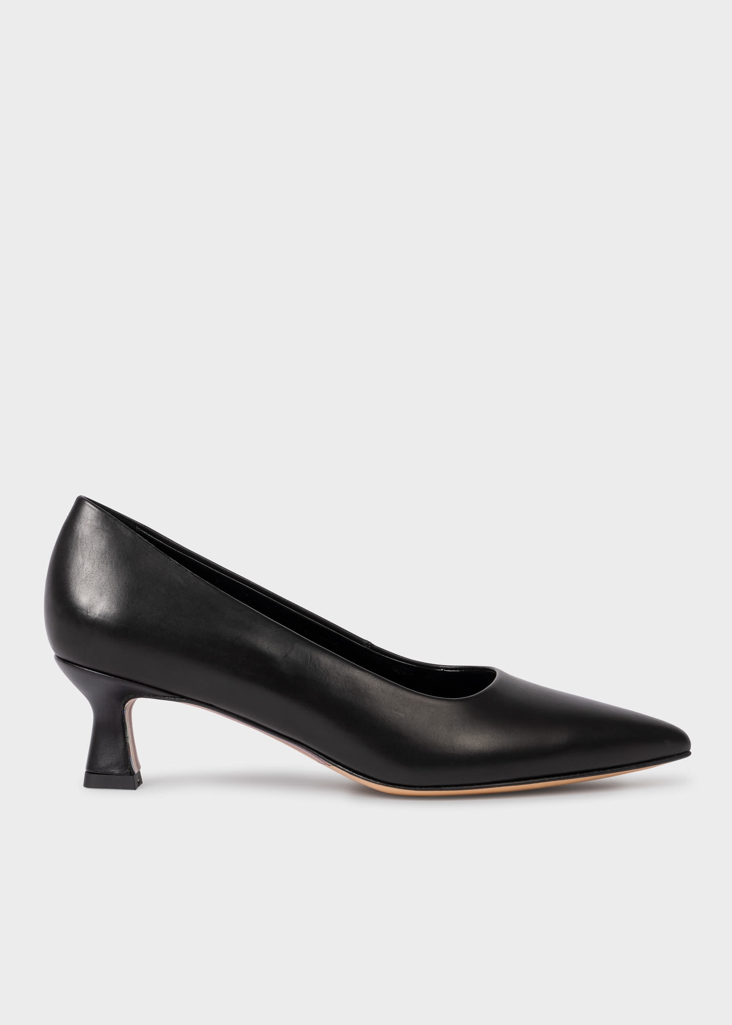Leather 'Sonora' Heel Court Shoes - 1