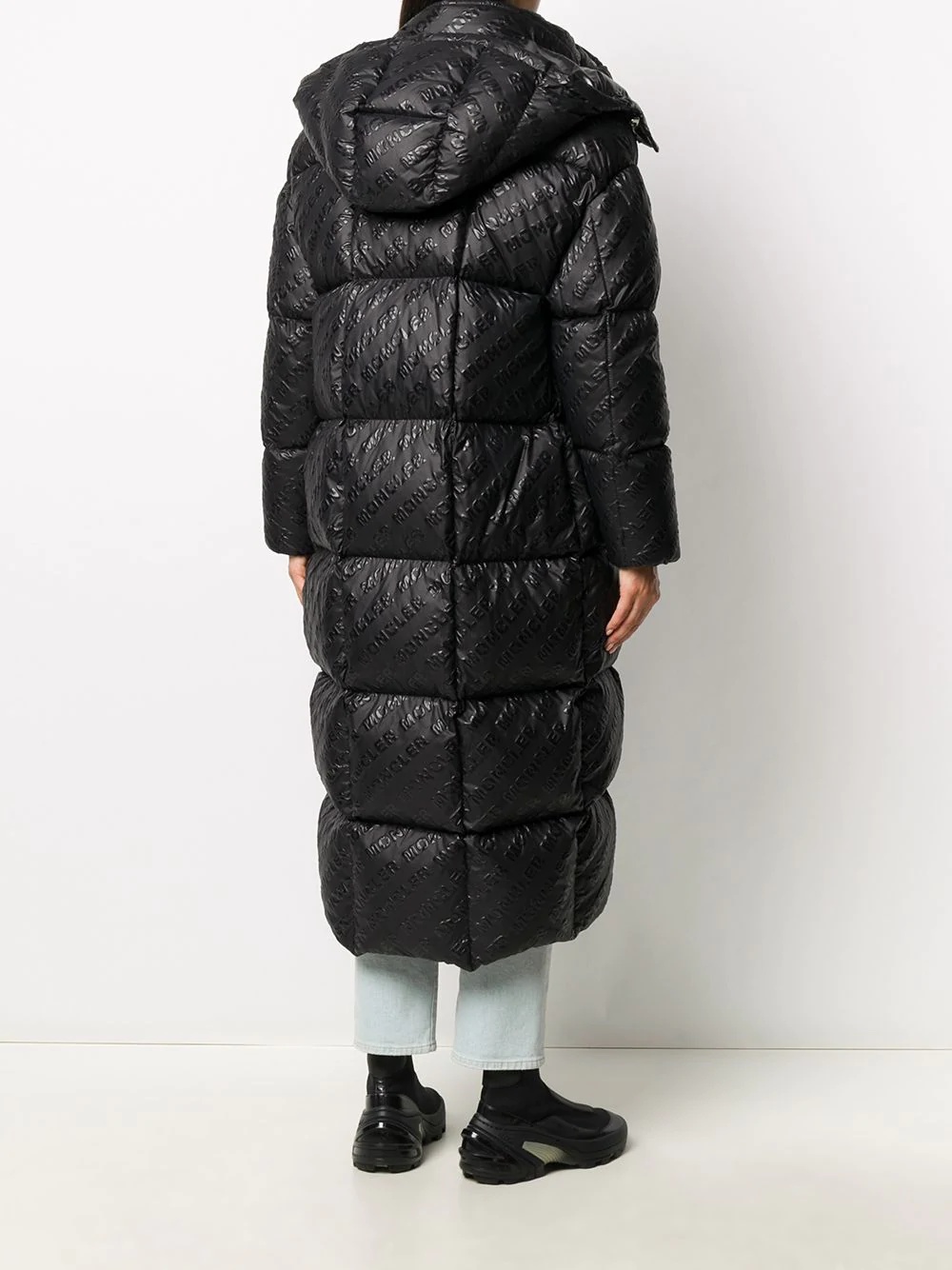 Parnaiba logo-print puffer coat - 4