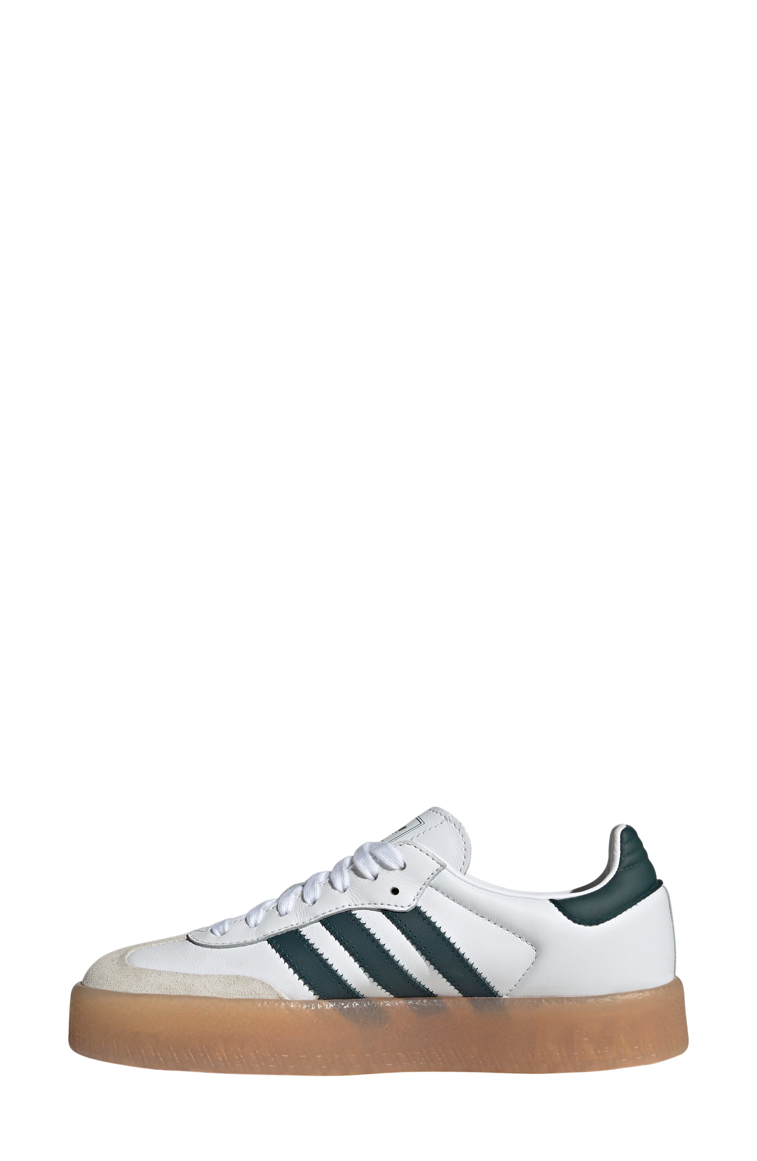adidas Sambae Sneaker in White/Off White/Aurora Ivy at Nordstrom - 6