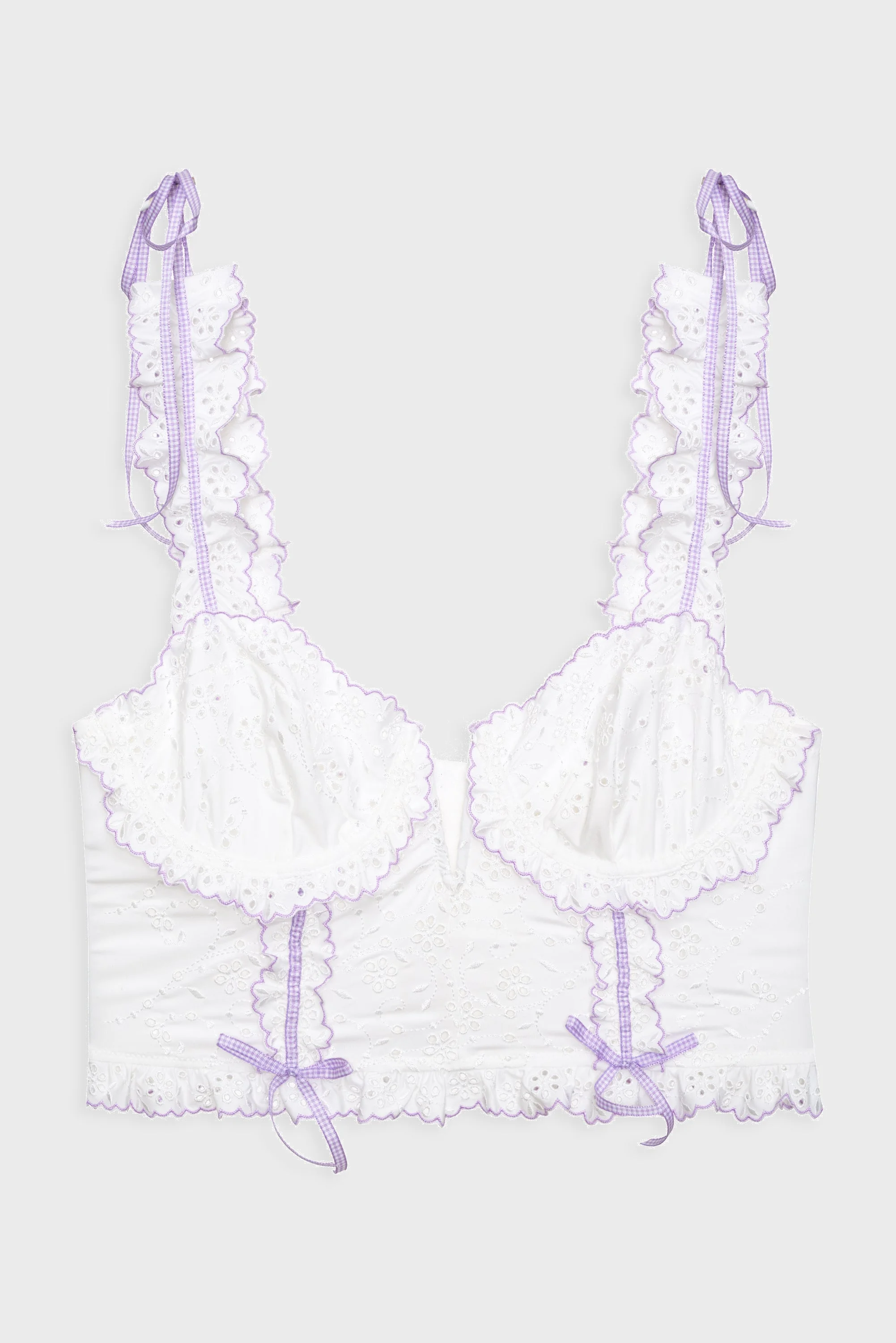 Daisy Eyelet Bustier - 1