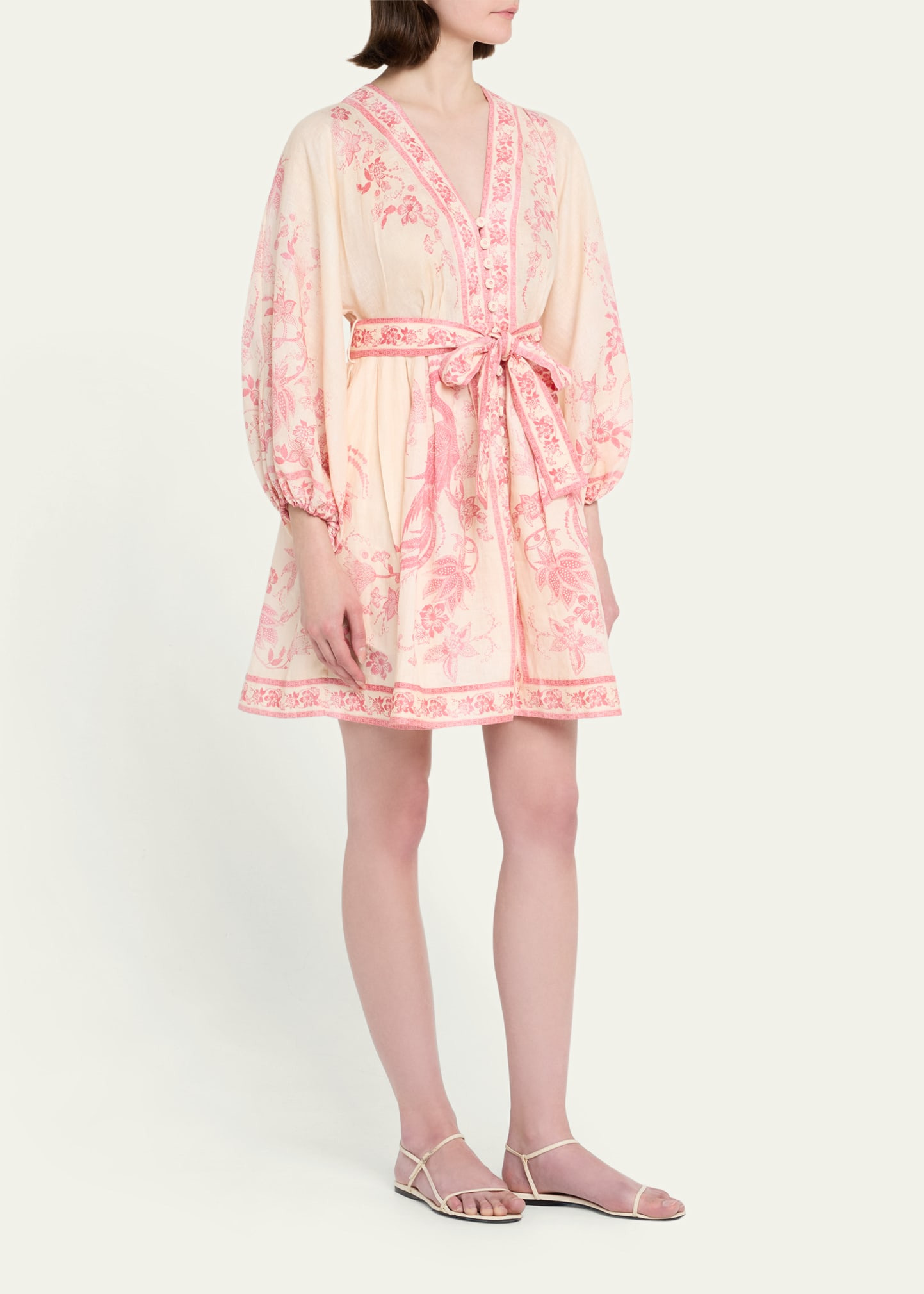 Lucky Plunge Mini Dress - 4