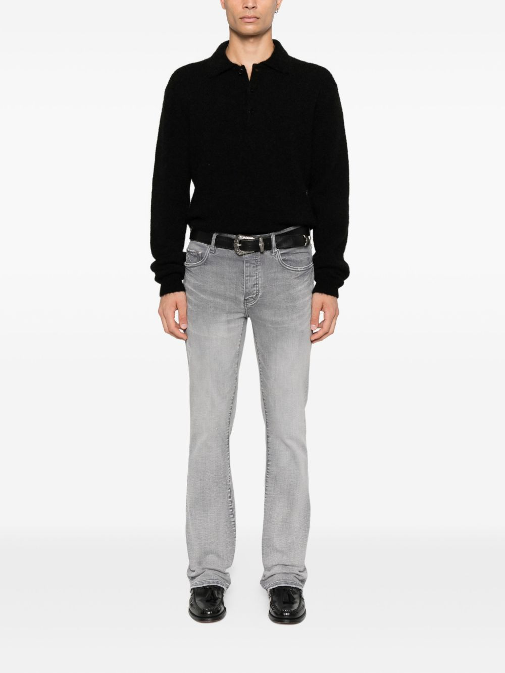 polo-collar sweater - 2