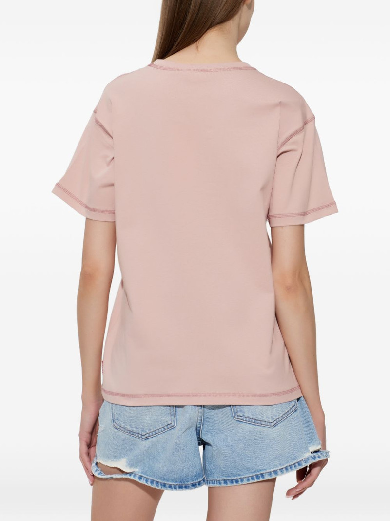 T-Normy topstitch logo T-shirt 4