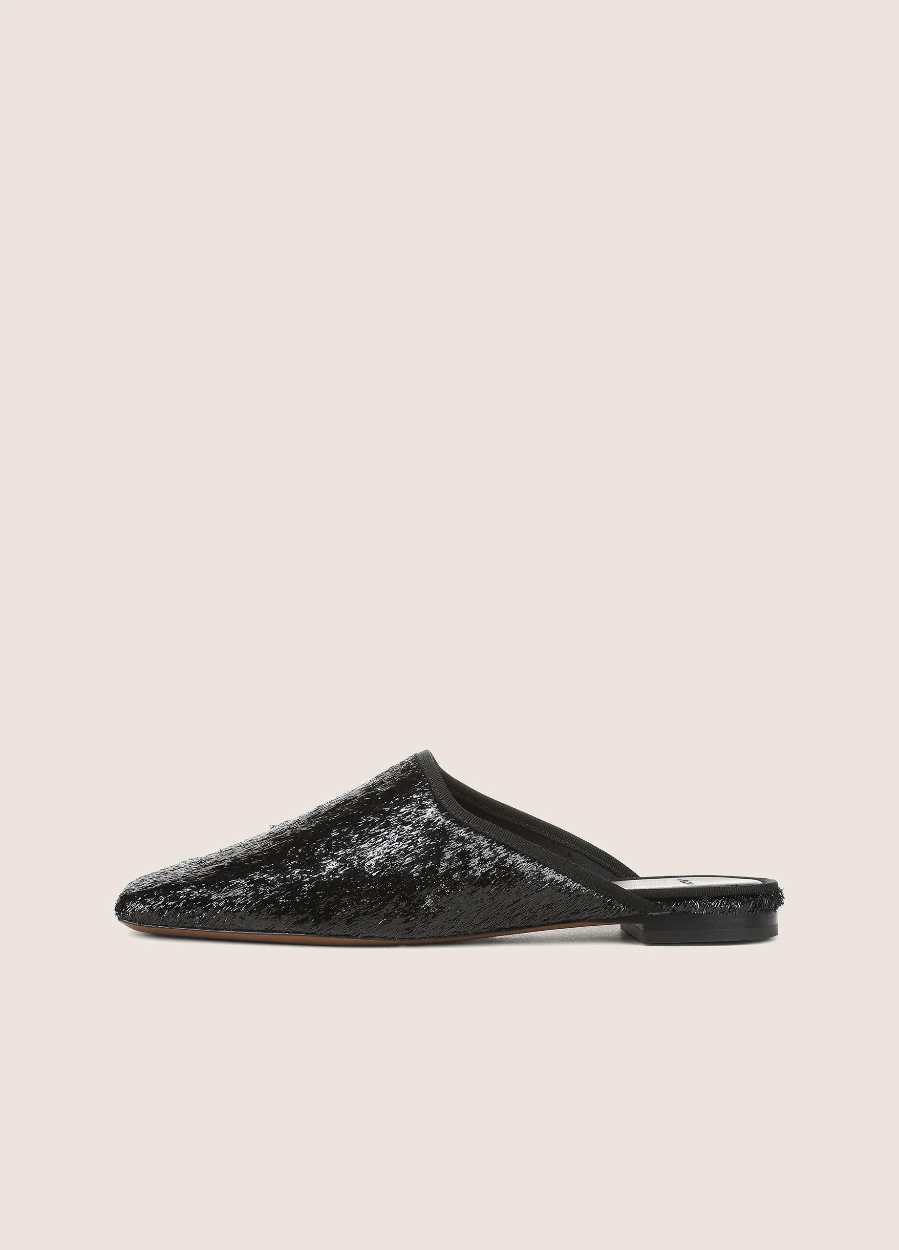 Dakota Lamé Fringe Mule - 1