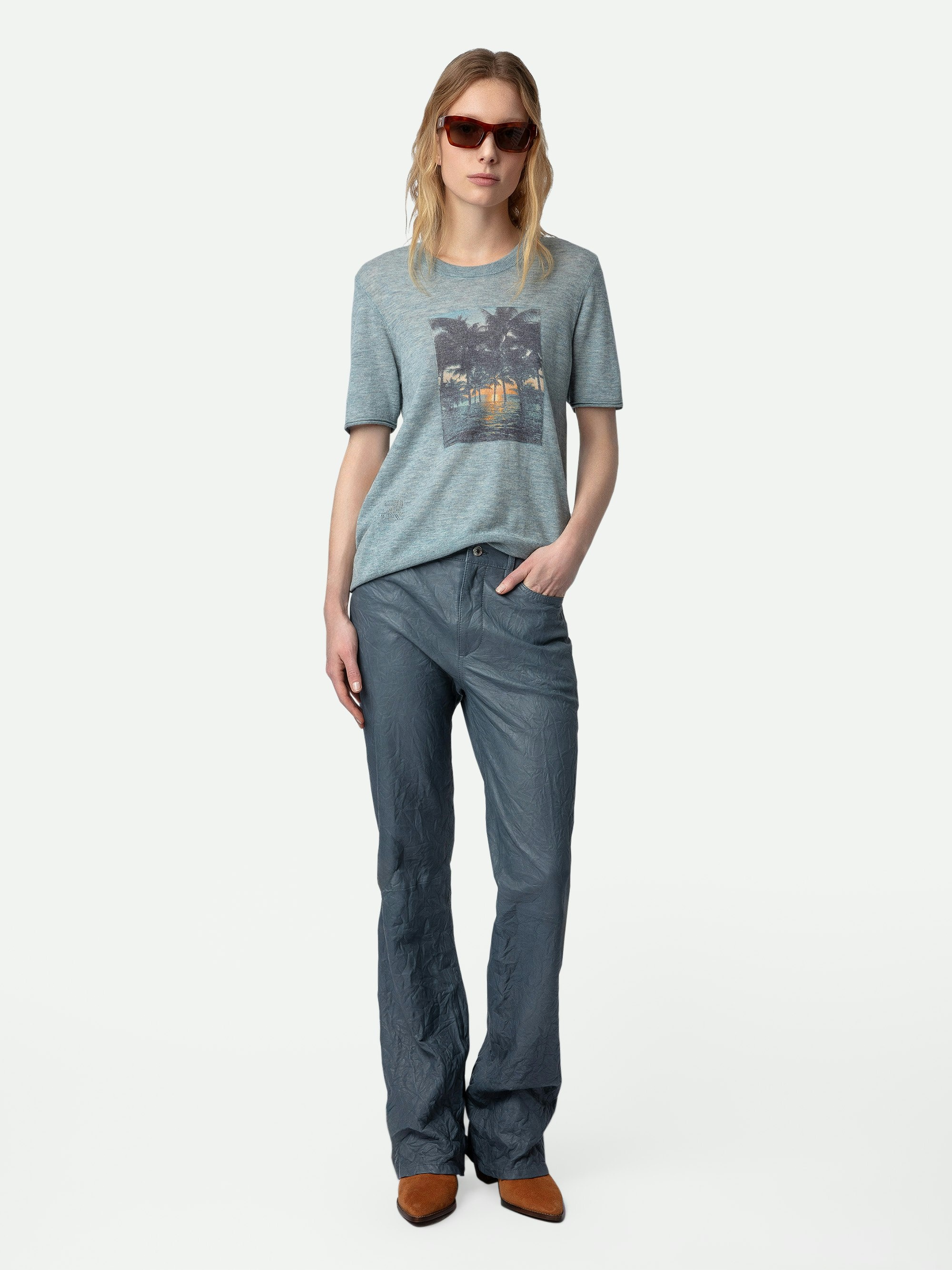 Ida Photoprint Cashmere Sweater - 2