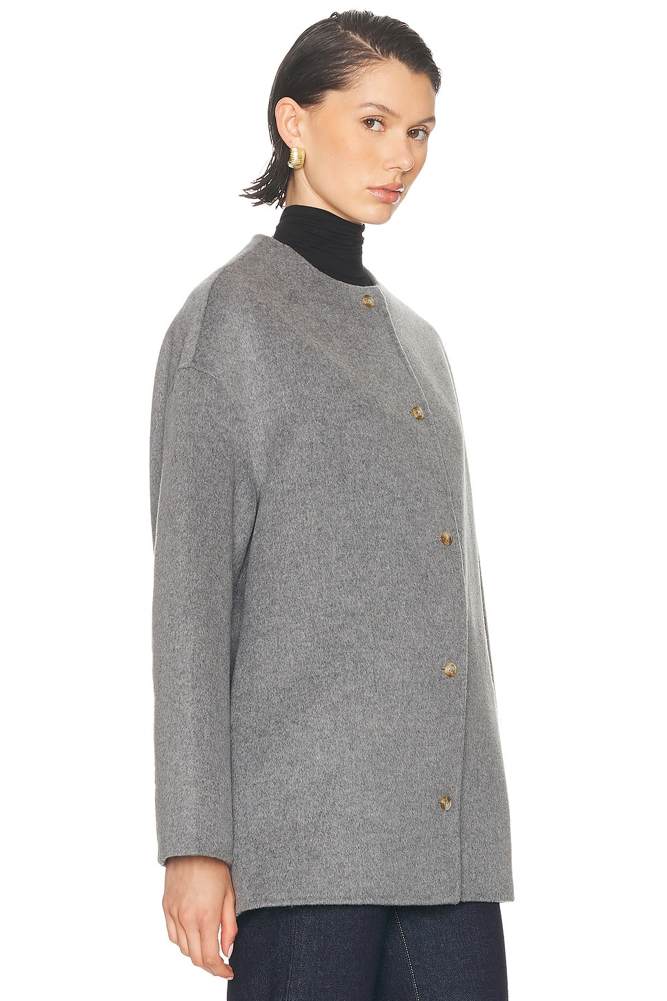 Dunne Single Breasted Coat - 3