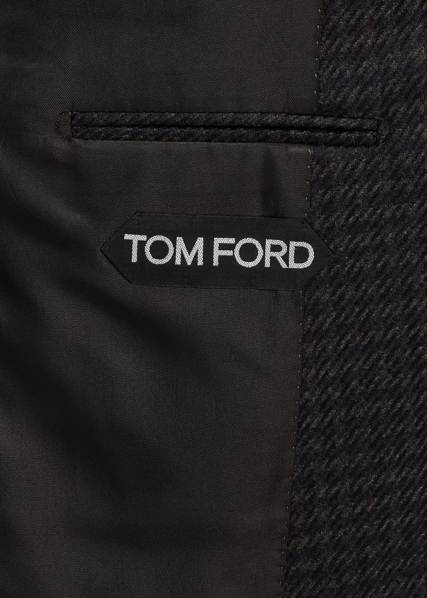 Men's Wool Pied De Poule Single-Breasted Sport Coat - 5