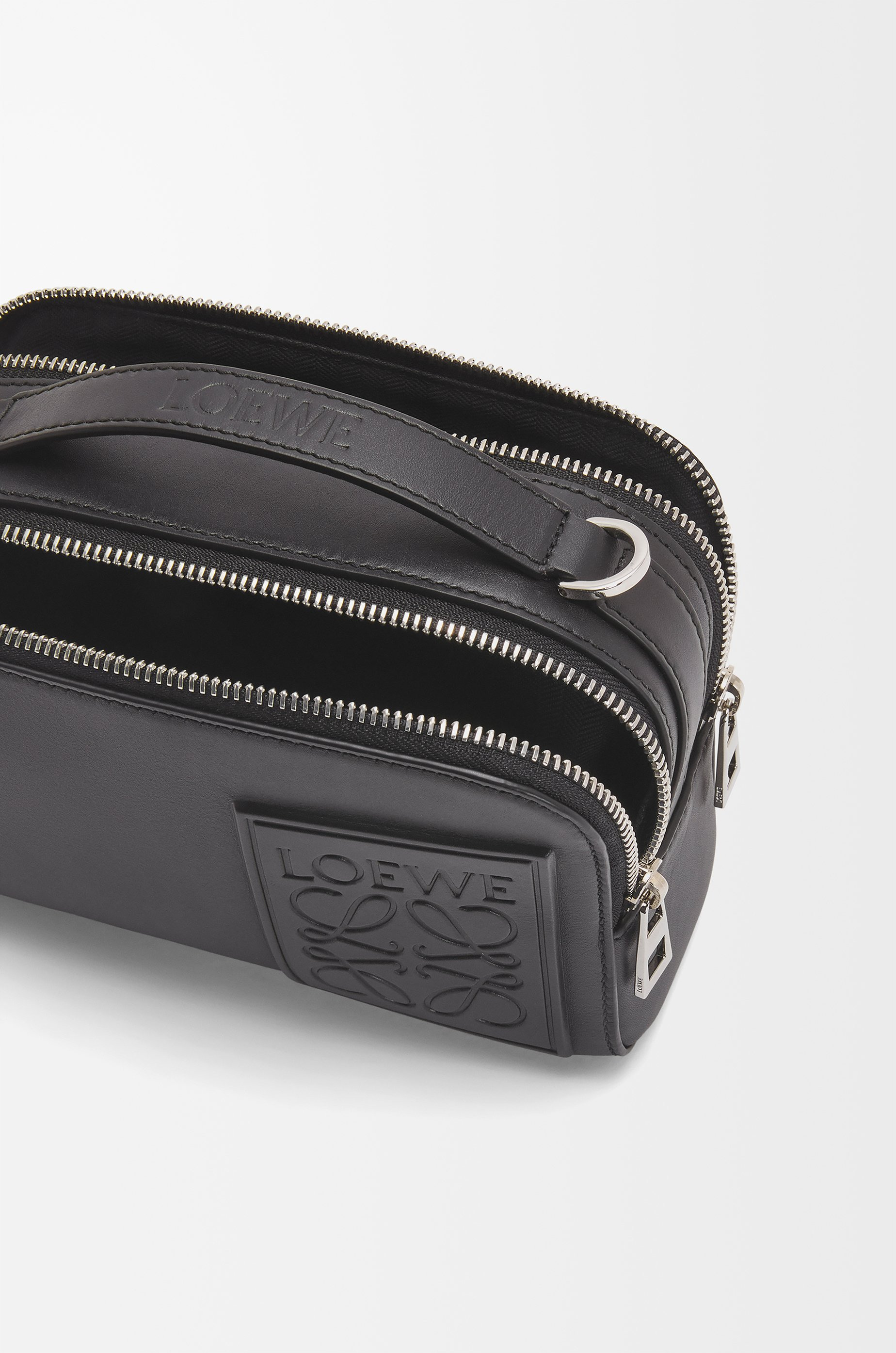 Mini crossbody camera bag in satin calfskin - 5