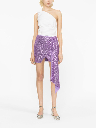 PINKO sequin-embellished miniskirt outlook