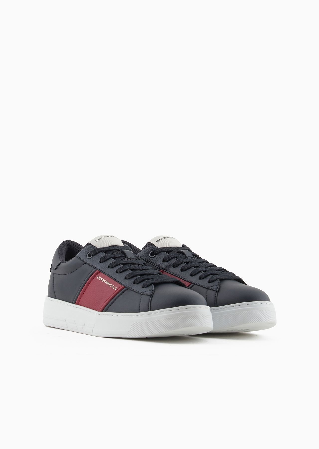 Leather sneakers with logo detail - 2