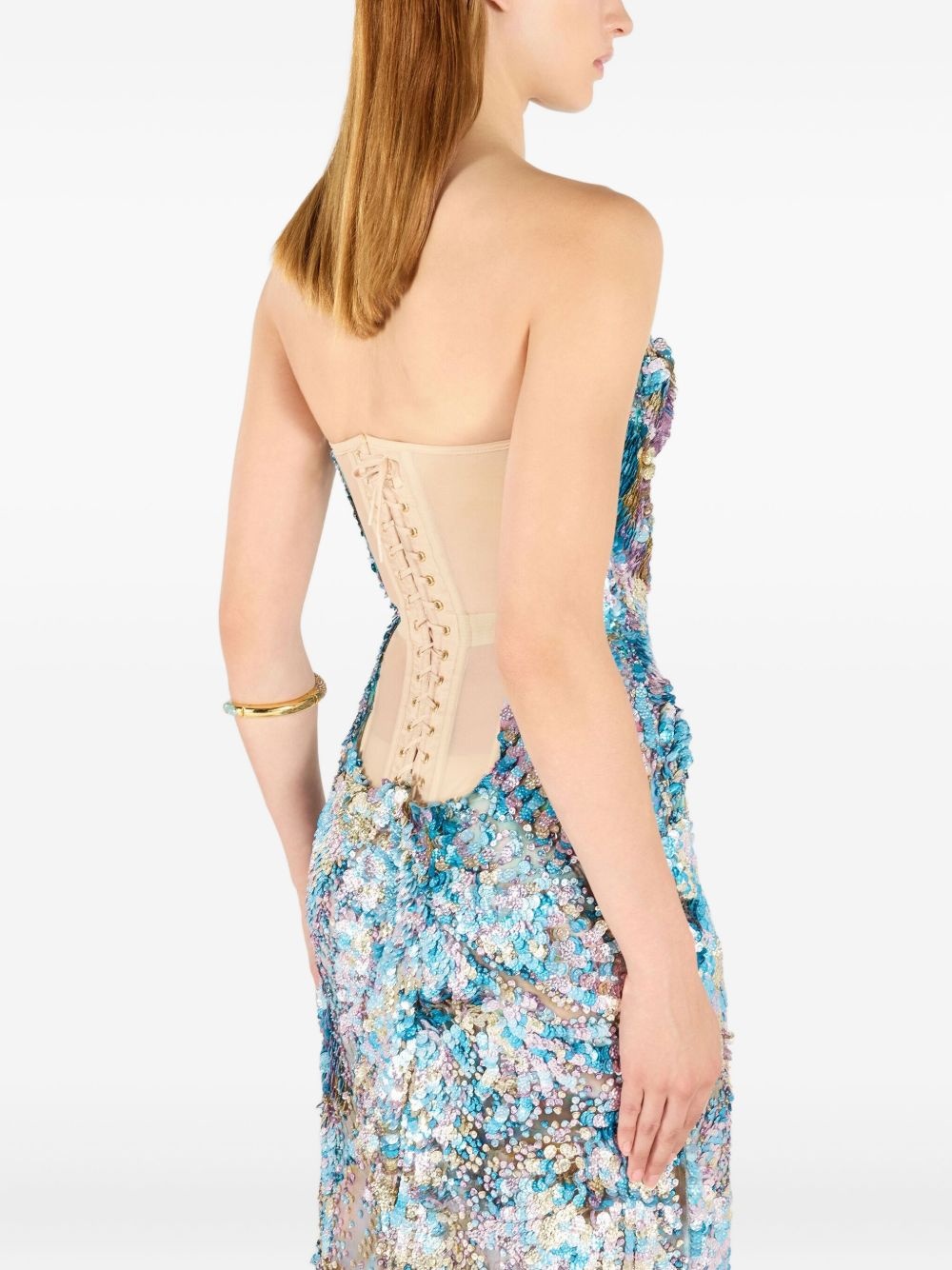 sequinned maxi dress - 6