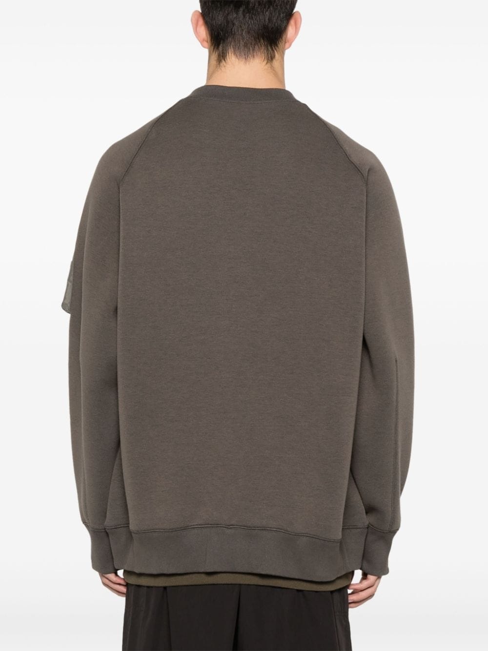 layered jersey sweatshirt - 4