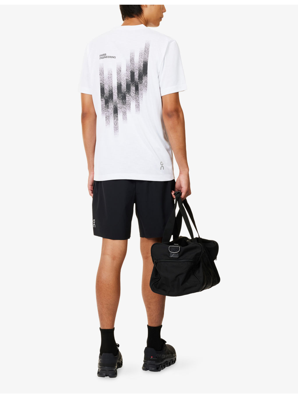 Train-T Graphic Brand-Print Stretch-Woven T-Shirt - 2