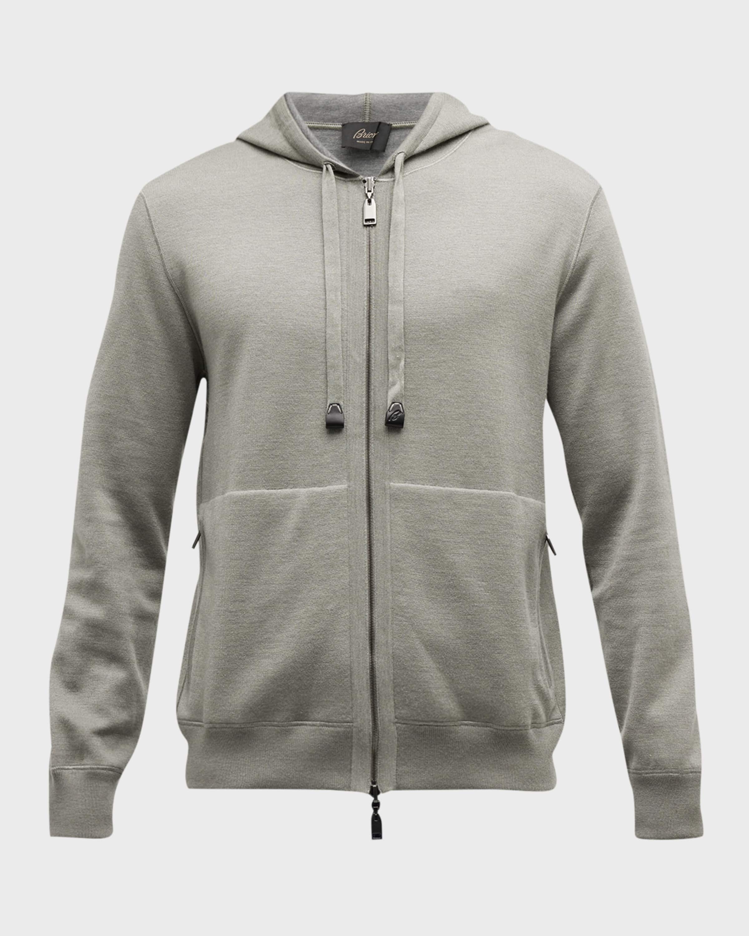 Men's Cotton-Cashmere Zip Hoodie - 1