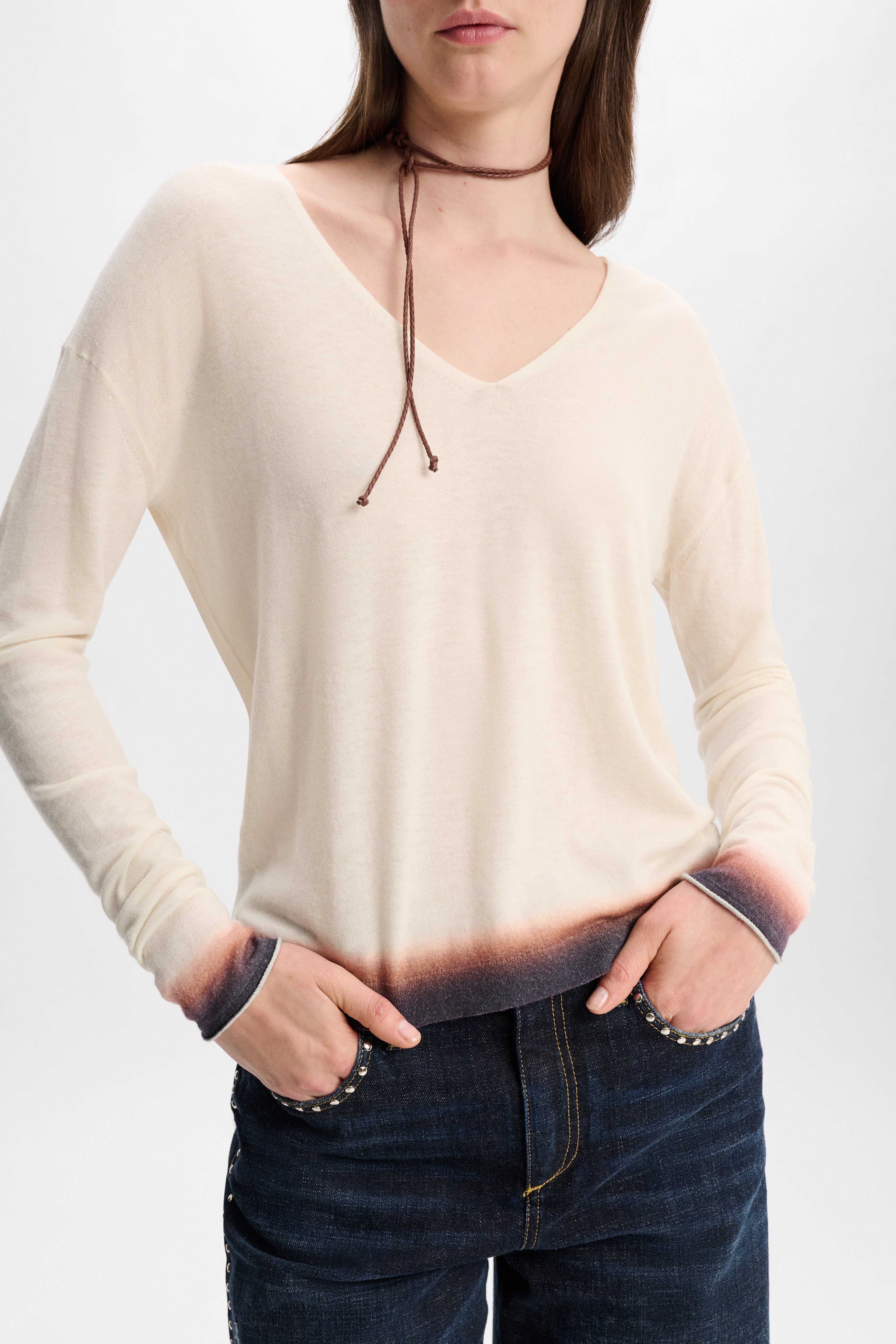 DELICATE STATEMENTS pullover degradee - 3