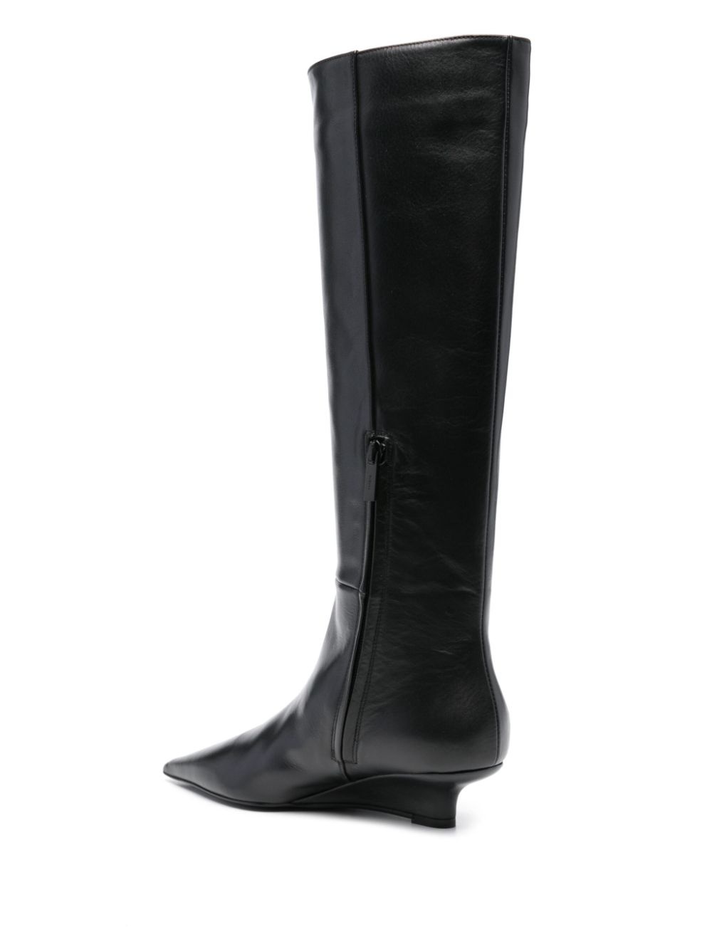 40mm leather knee boots - 3