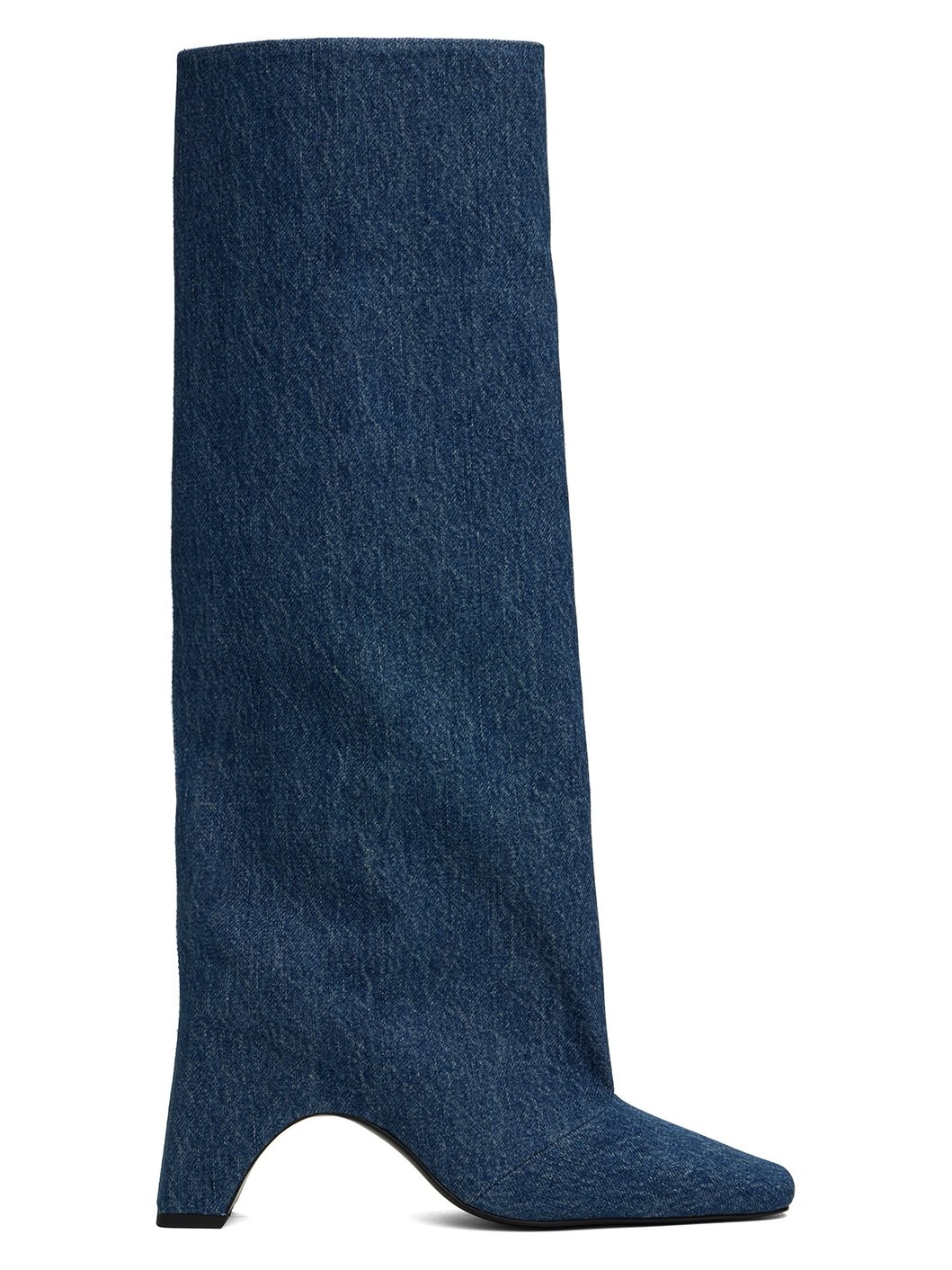 Blue Denim Bridge Tall Boots - 1