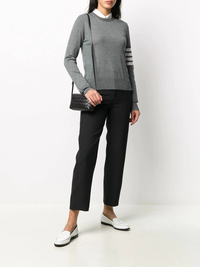 Thom Browne round neck stripe jumper outlook