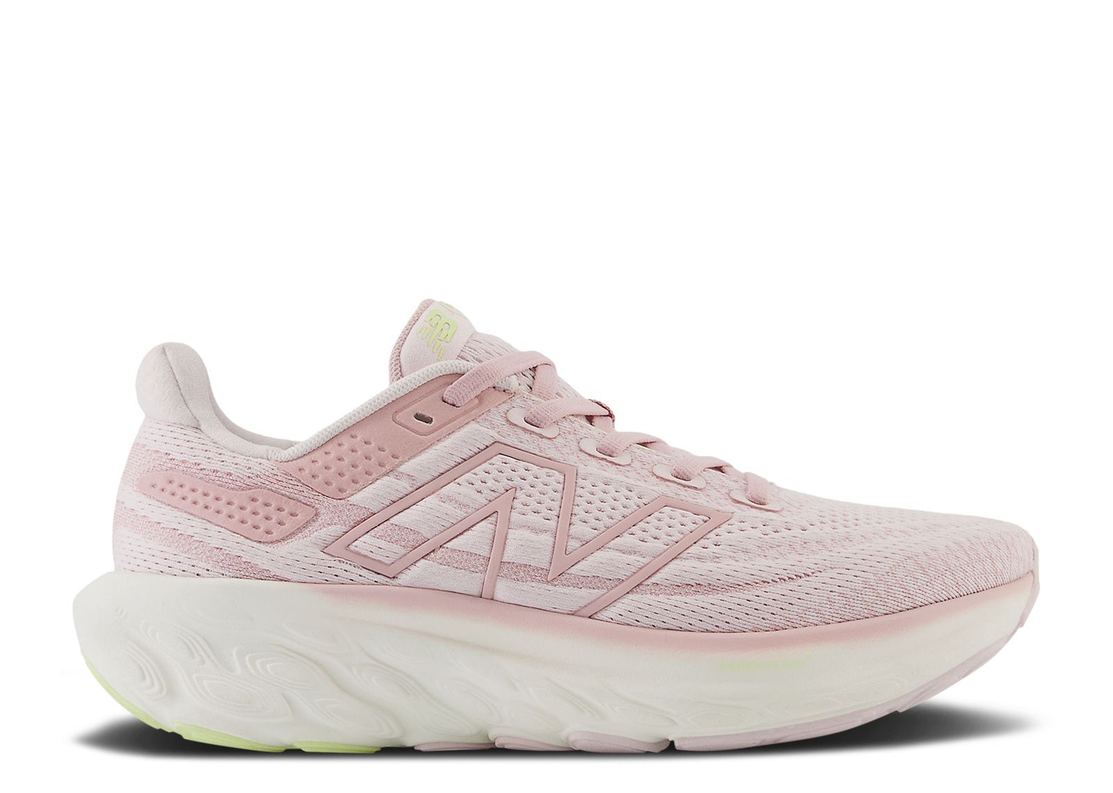 NEW BALANCE WMNS FRESH FOAM X 1080V13 WIDE 'PINK GRANITE LIMELIGHT' - 1