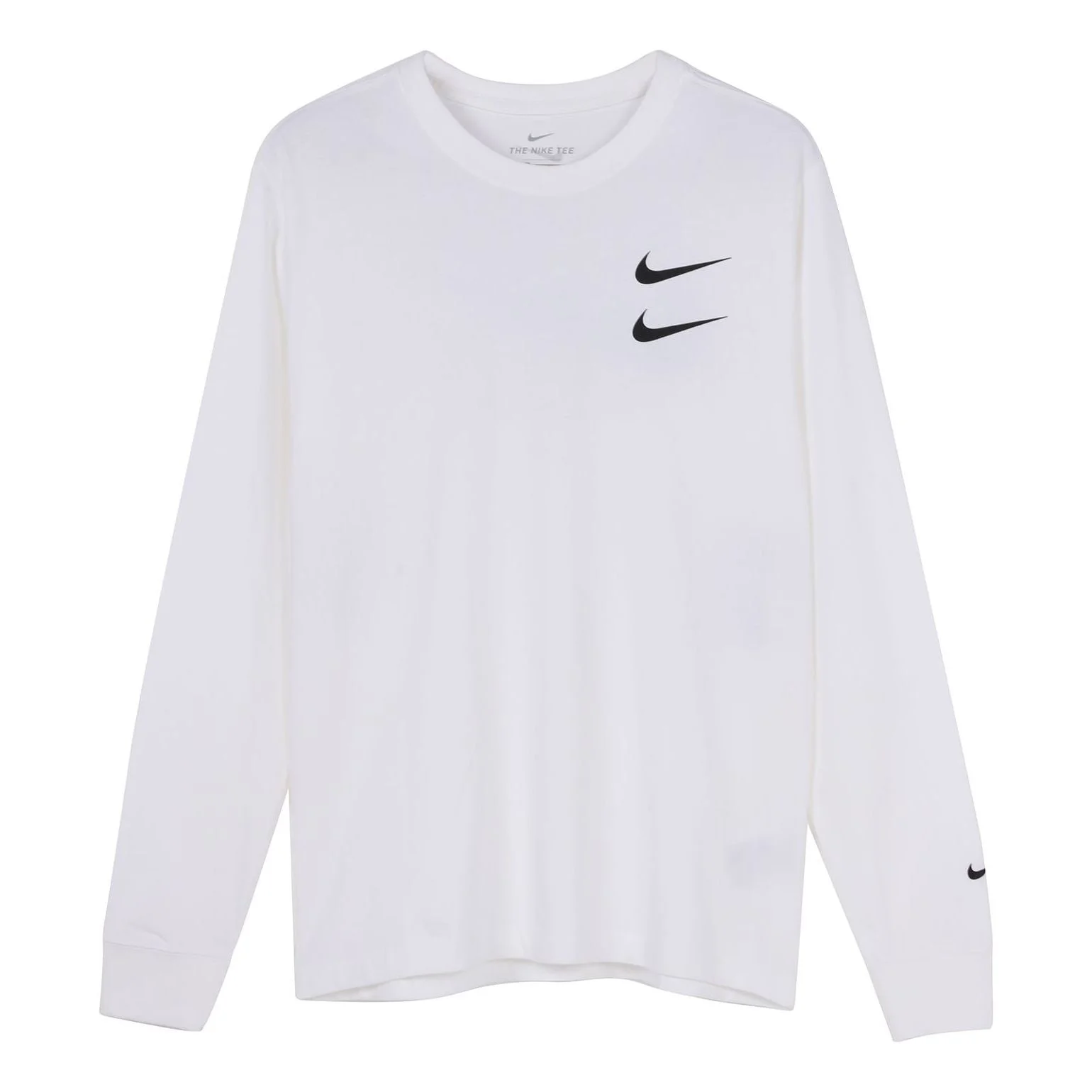 나이키 티 백색 남자의 긴 소매 나이키 Sportswear Swoosh CK2260-100 - 1