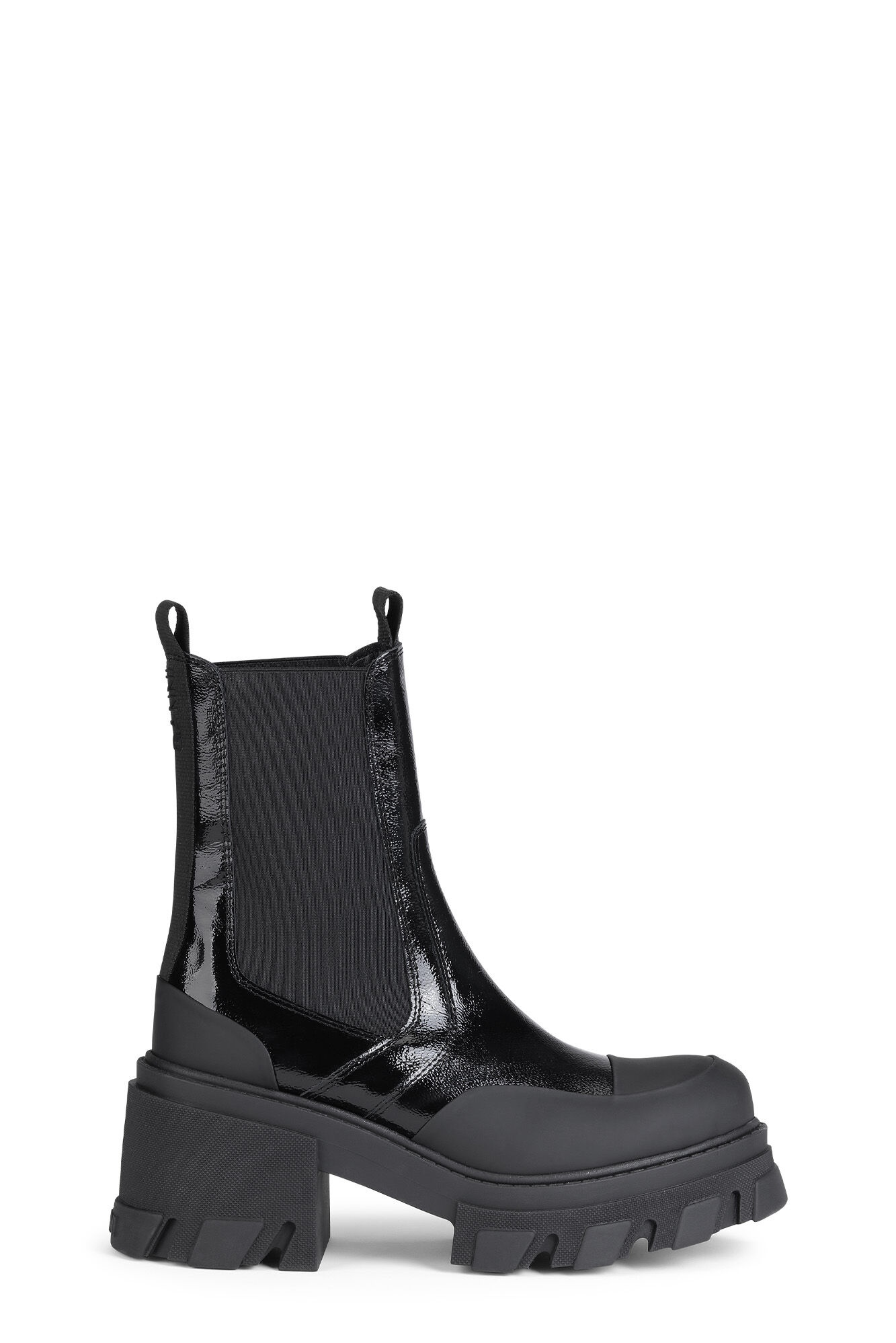 CLEATED HEELED MID CHELSEA BOOTS - 1