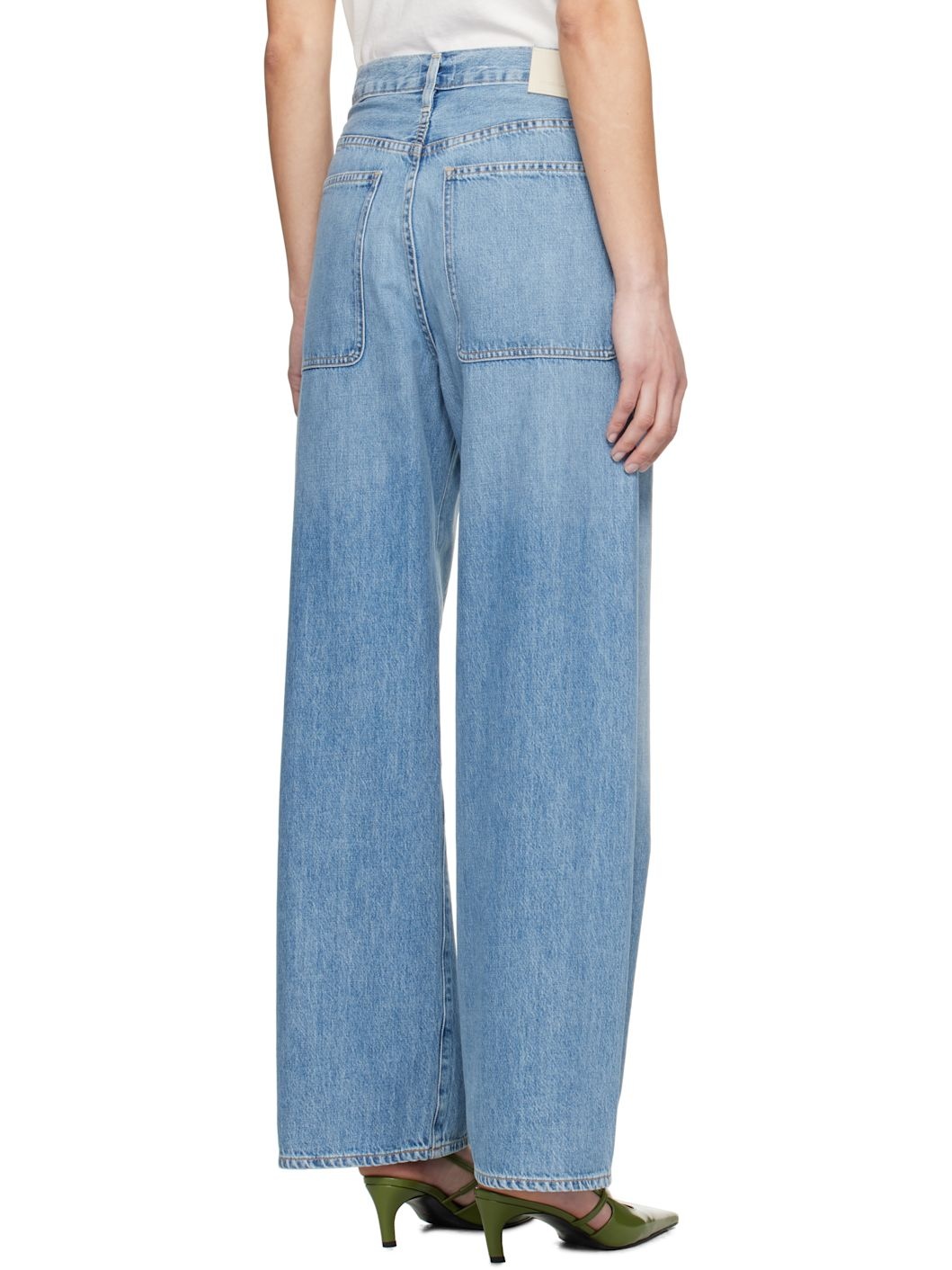 Blue Ayla Cargo Jeans - 3