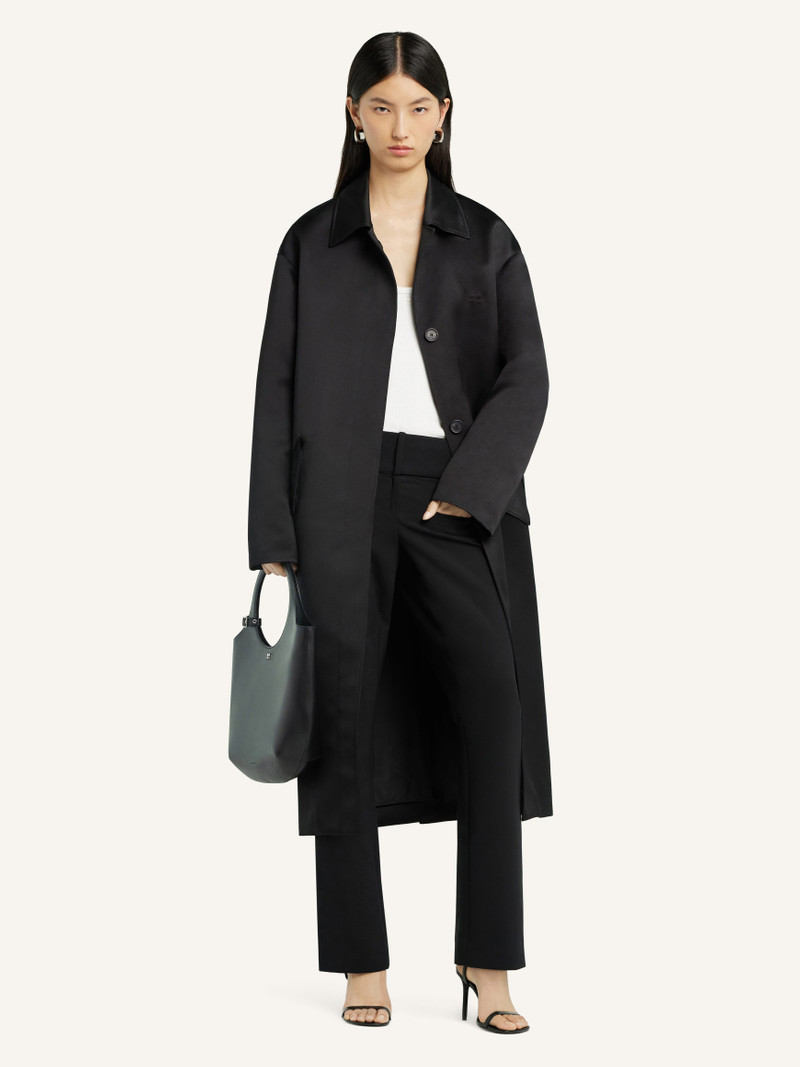 courrèges COCOON SATIN COAT outlook