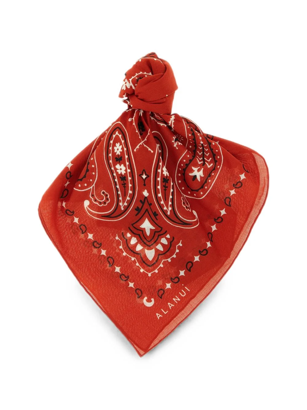 paisley-print square scarf - 1