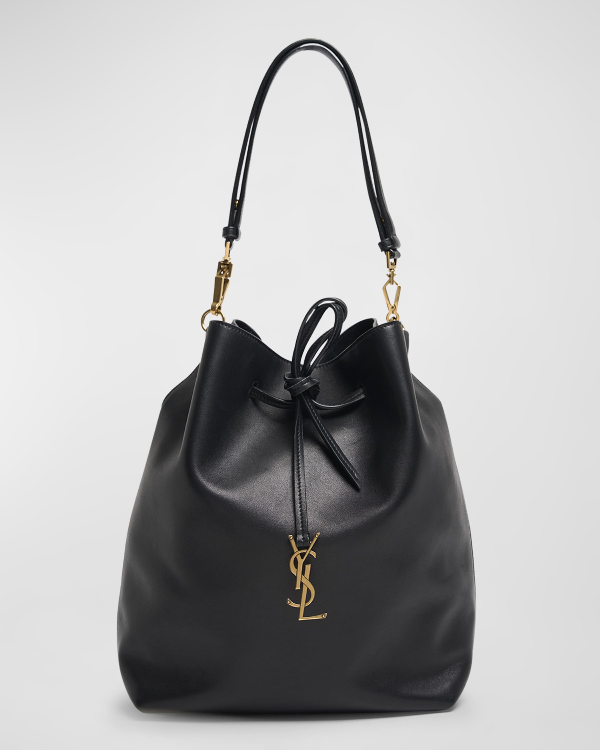 Paris VII YSL Pochon Shoulder Bag in Lambskin Leather - 1