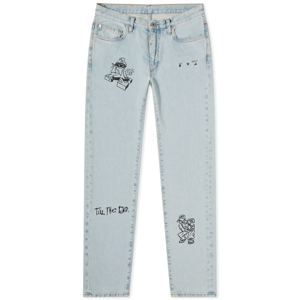 END. x Off-White Bandit Slim Jeans - 1