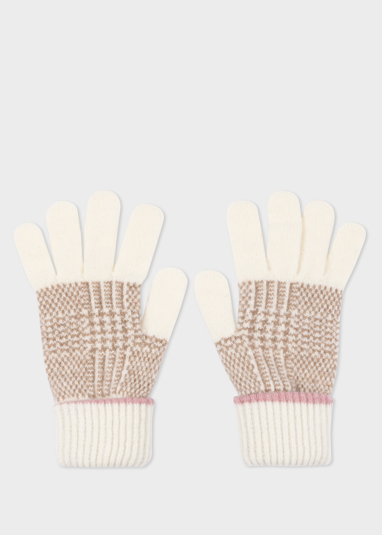 'Prince of Wales Check' Gloves - 1