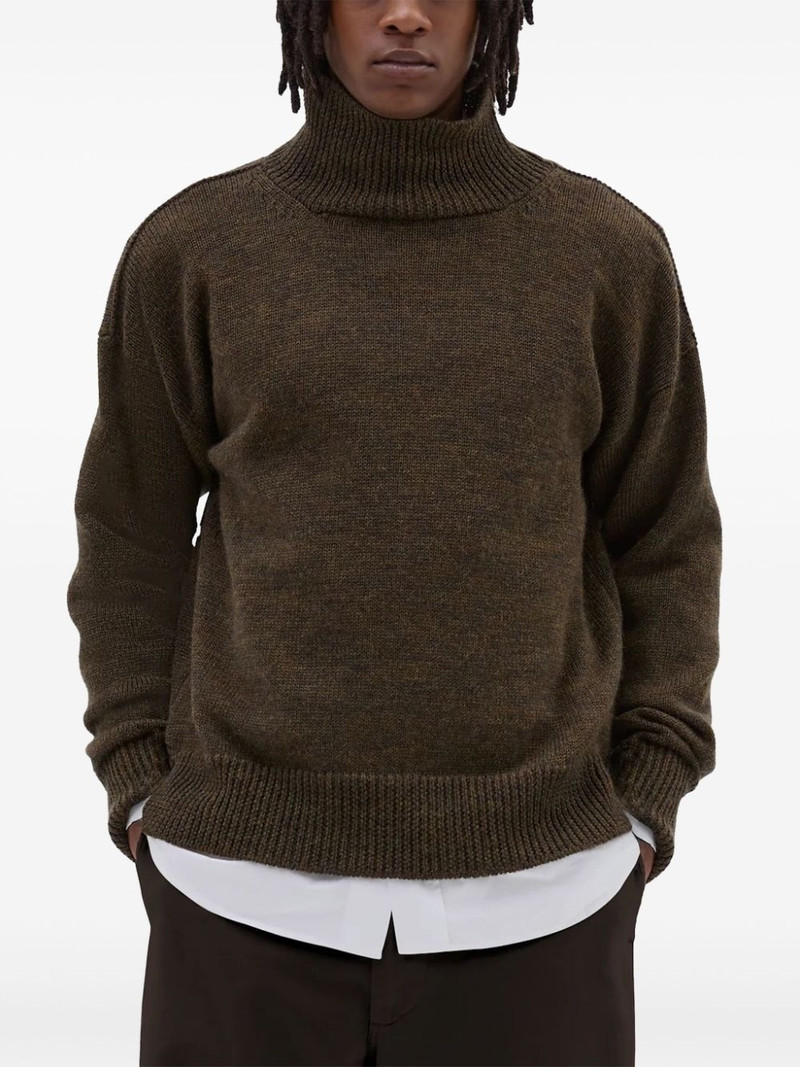 MARGARET HOWELL roll-neck merino sweater outlook