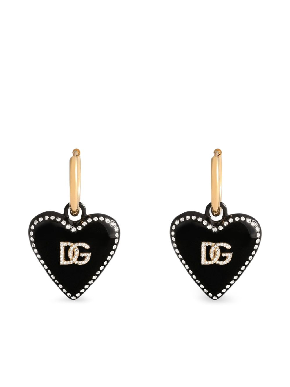 heart drop earrings - 2