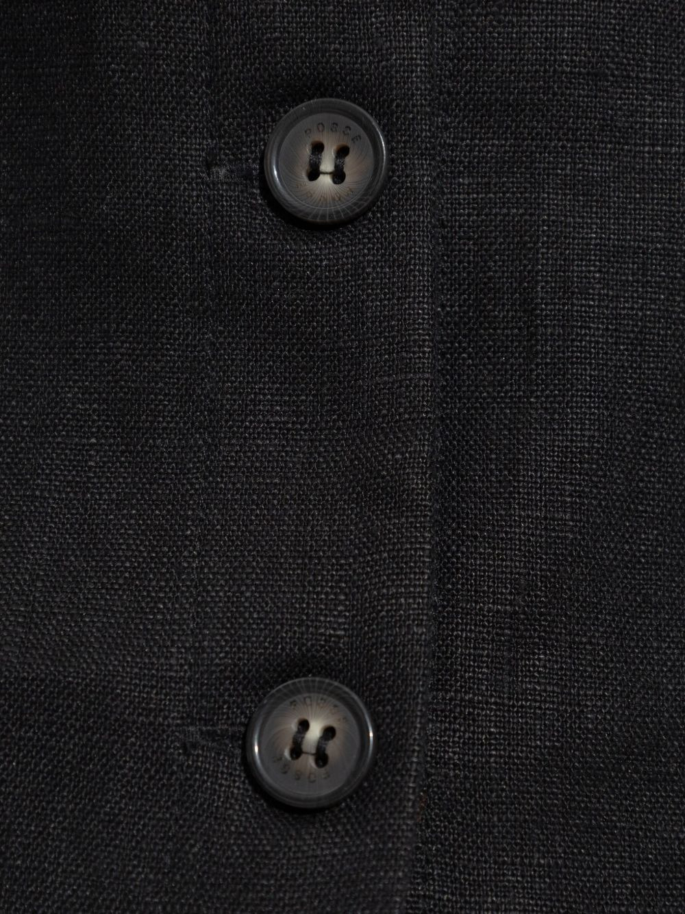 Emma button-front linen jacket - 5