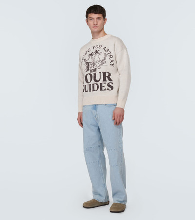 Alanui Tour Guides wool-blend sweater outlook