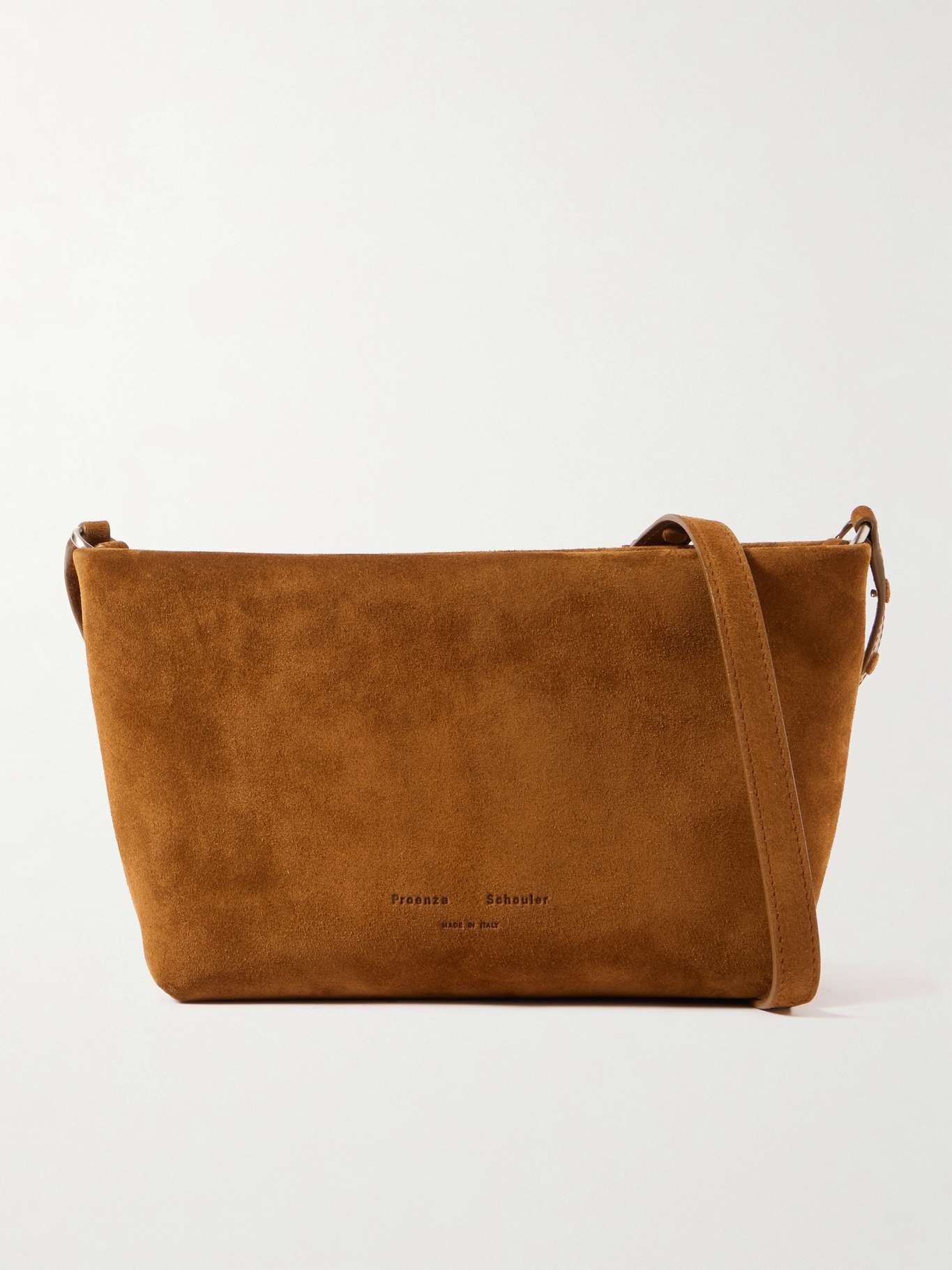 Bond suede shoulder bag - 1