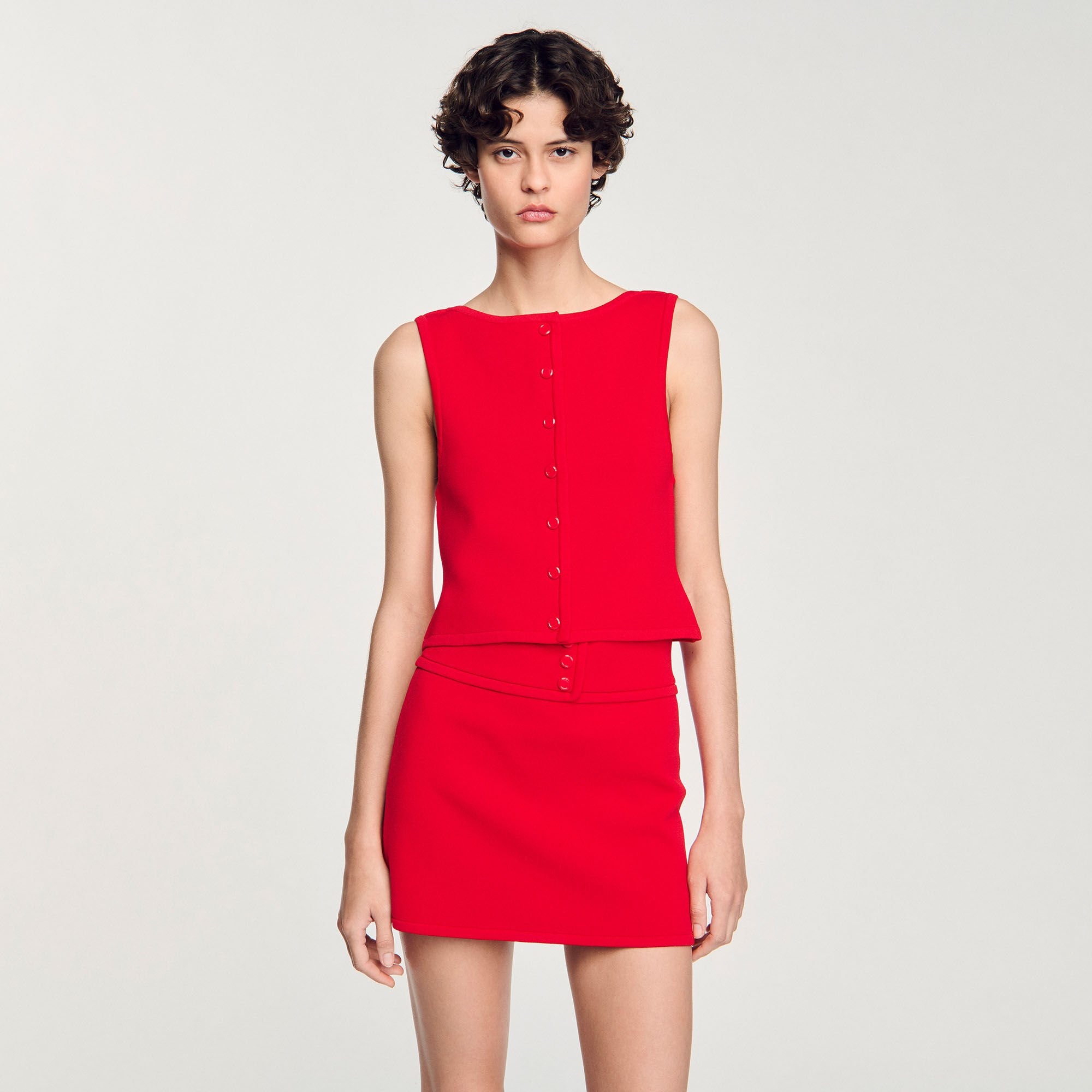 SLEEVELESS SWEATER - 3