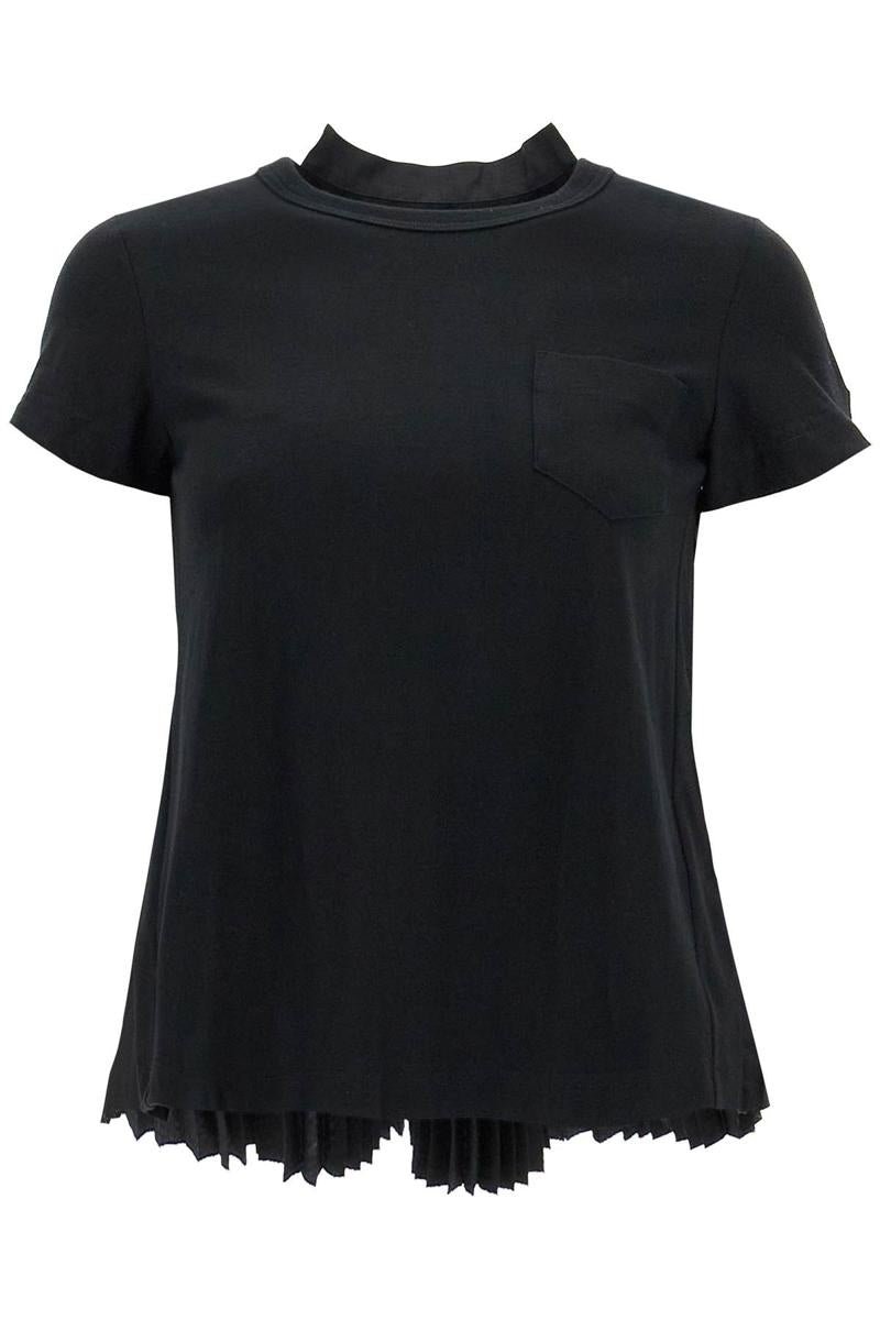 Sacai PLEATED BACK T-SHIRT - 1